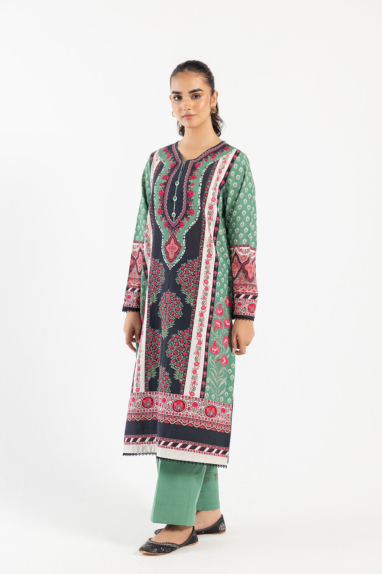 Women Wine Cotton Un Stitched Suit Ethnic Collections main image 1