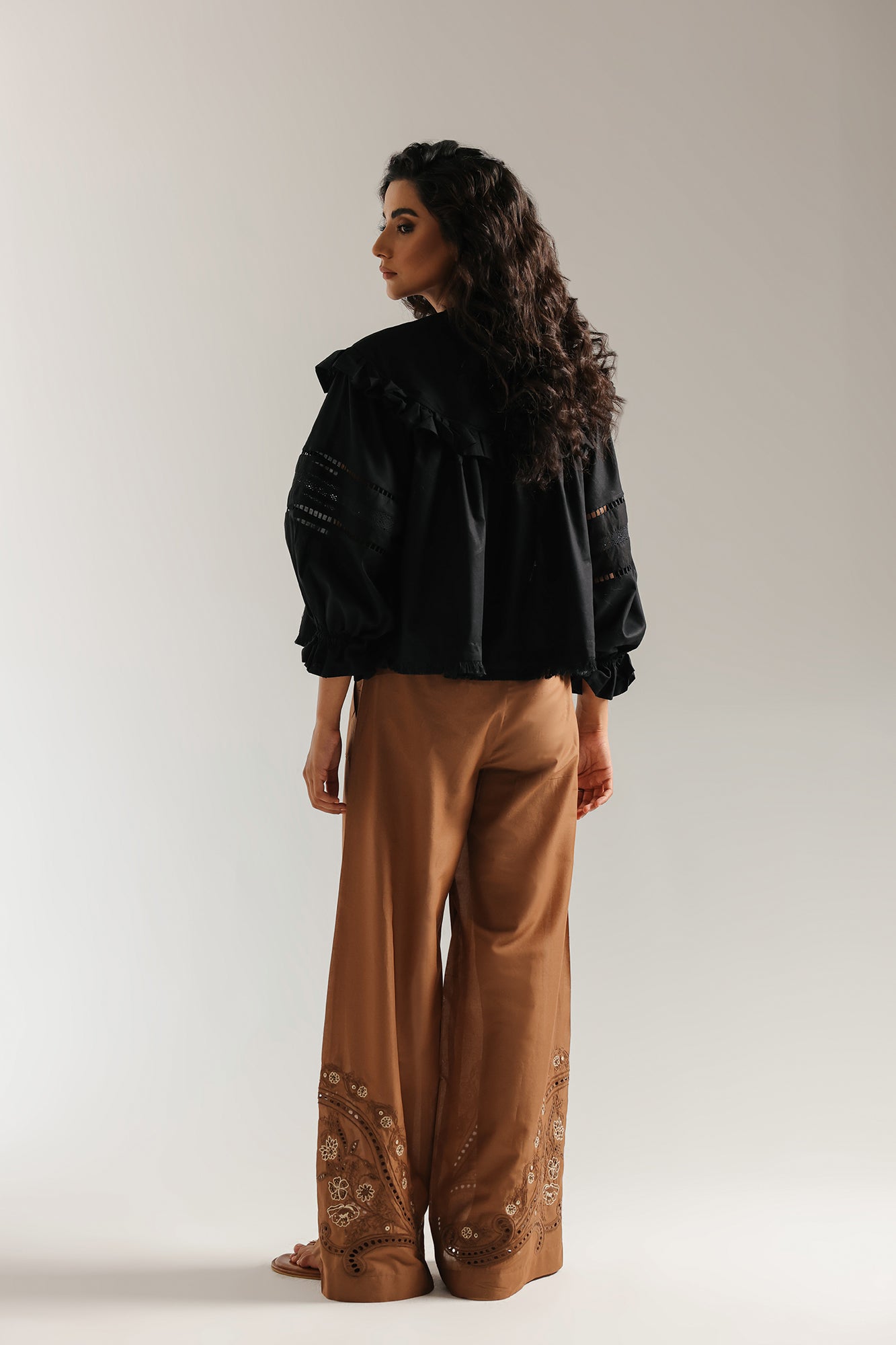 EMBROIDERED TROUSER (E0530/101/217)