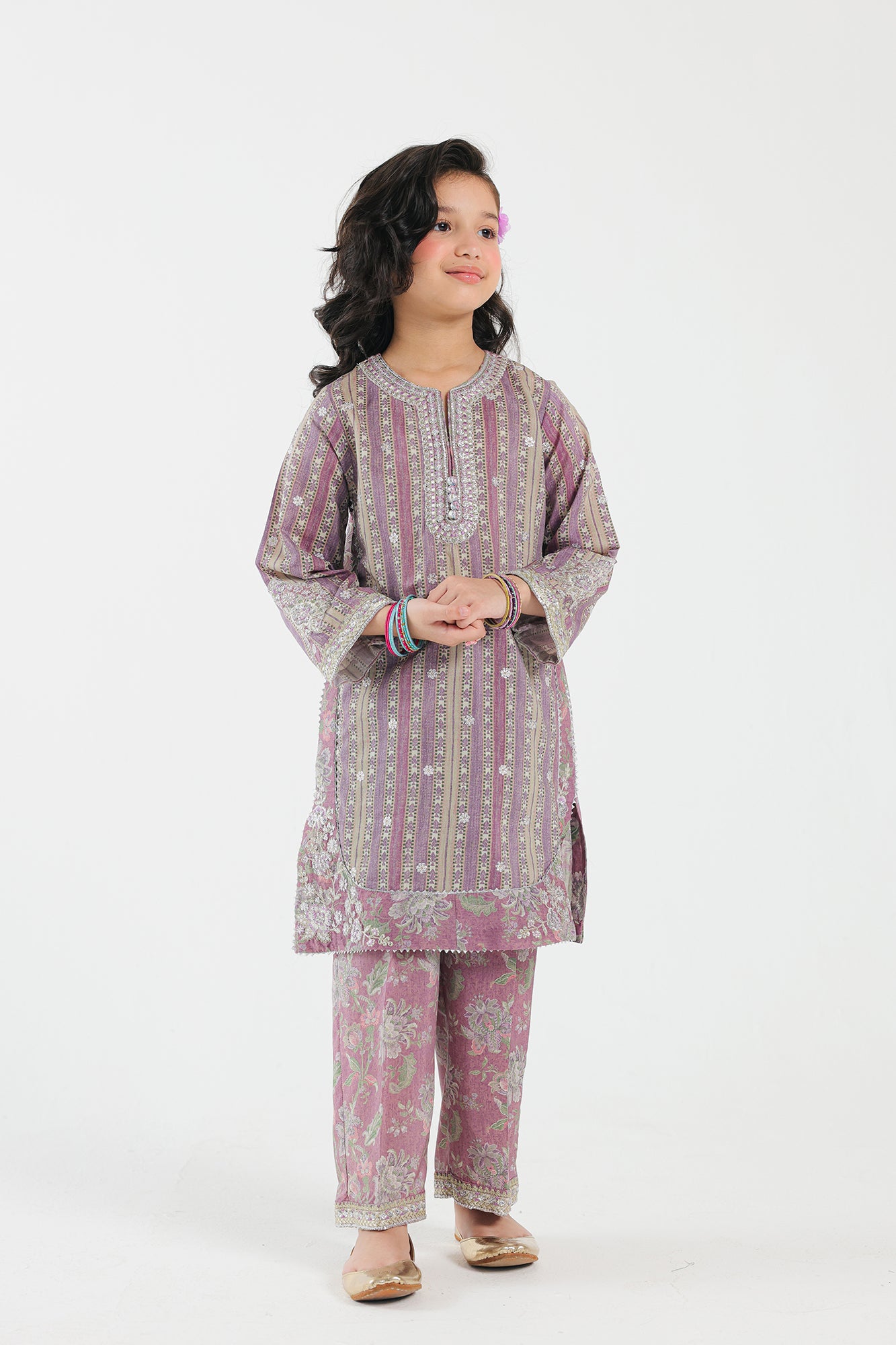 EMBROIDERED SUIT (E0577/404/523 E0577/304/523)