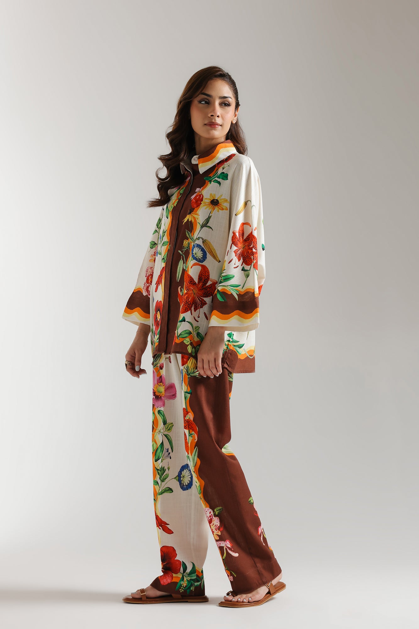 【新品未開封】piping color roomwear （ladies） Final Sale Plus Size One Shoulder Jumpsuit in Multi Color