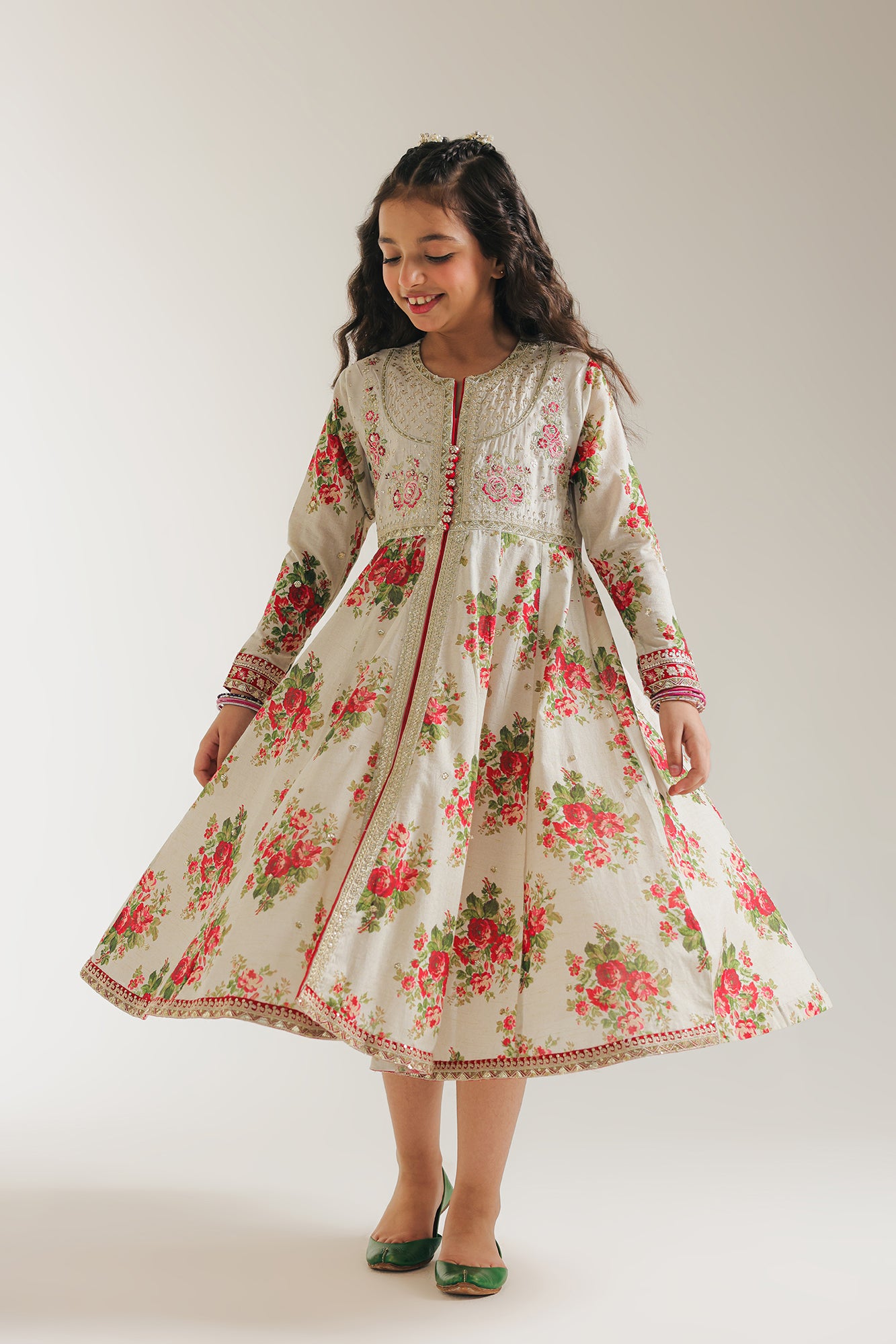 EMBROIDERED PISHWAS (E0664/404/004 E0664/304/004)