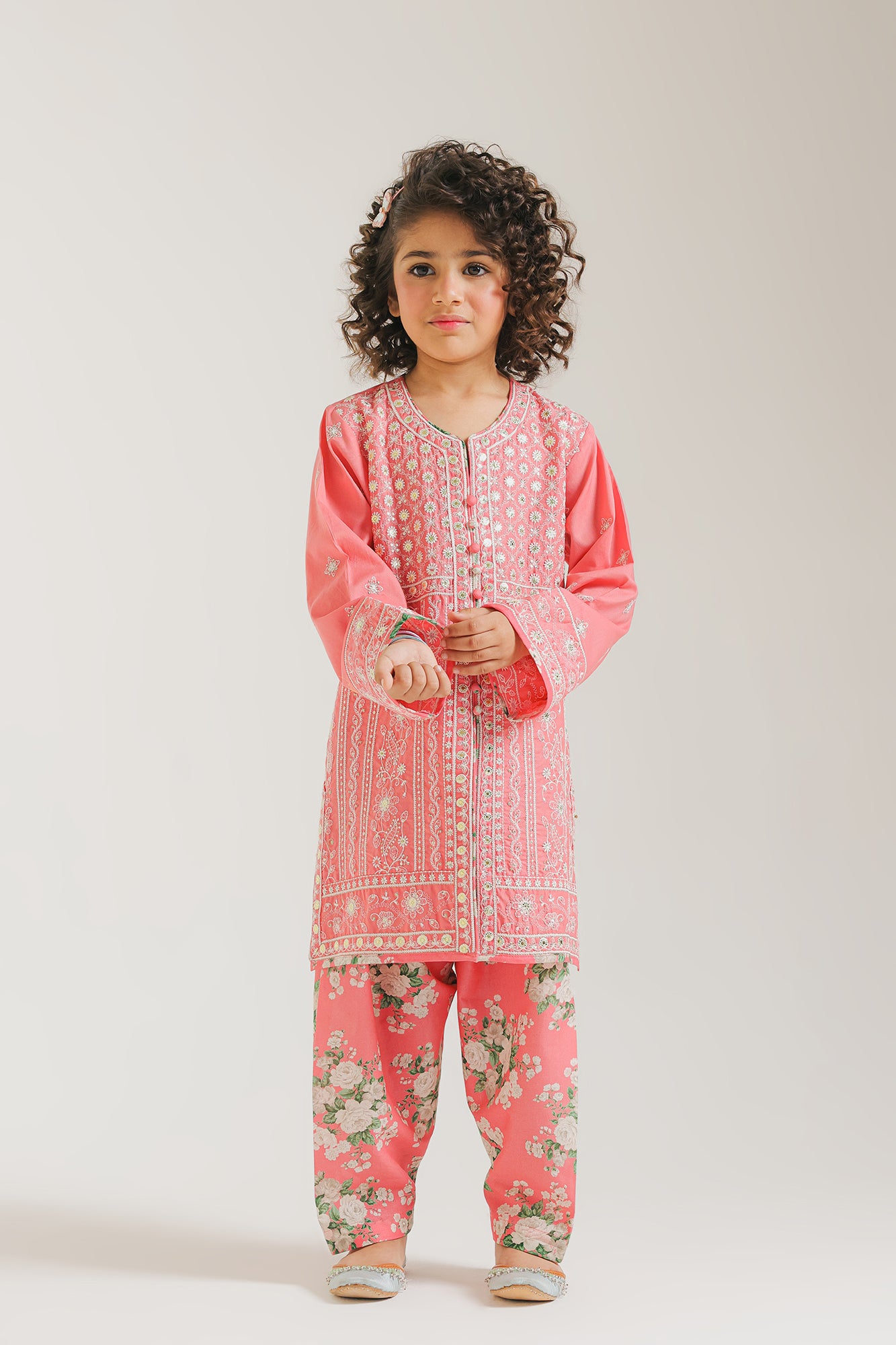 EMBROIDERED SUIT (E0710/404/422 E0710/304/422)