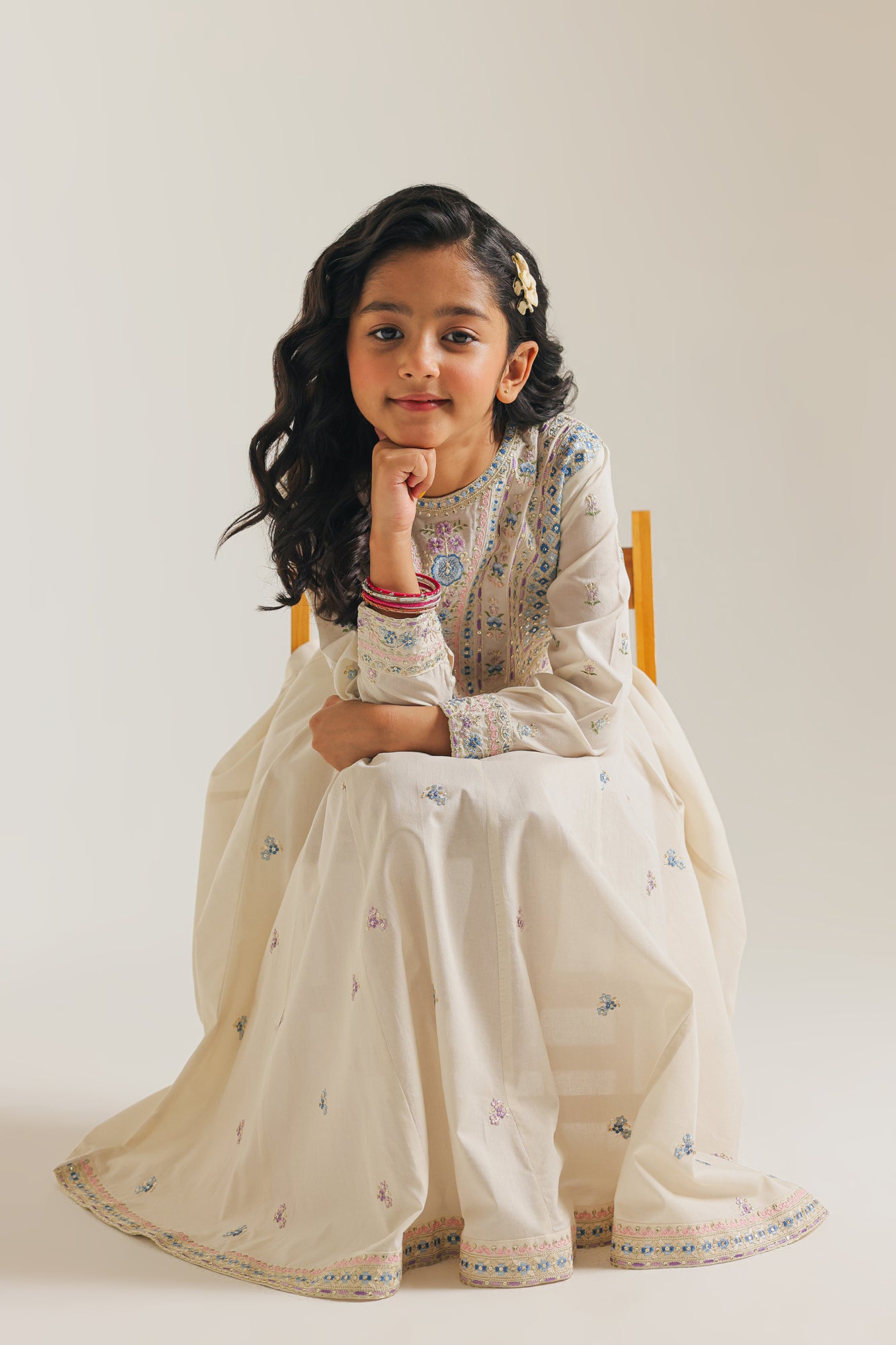 EMBROIDERED DRESS (E0722/404/002 E0722/304/002)