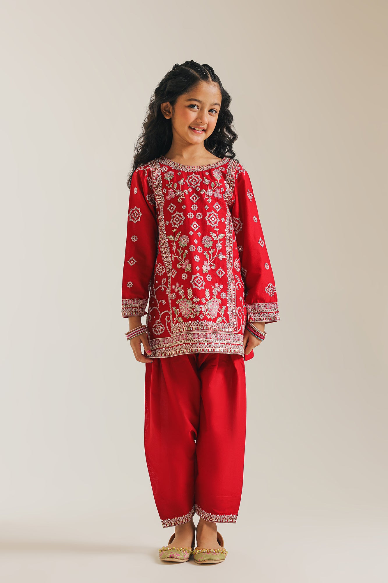 EMBROIDERED SUIT (E0728/404/301 E0728/304/301)