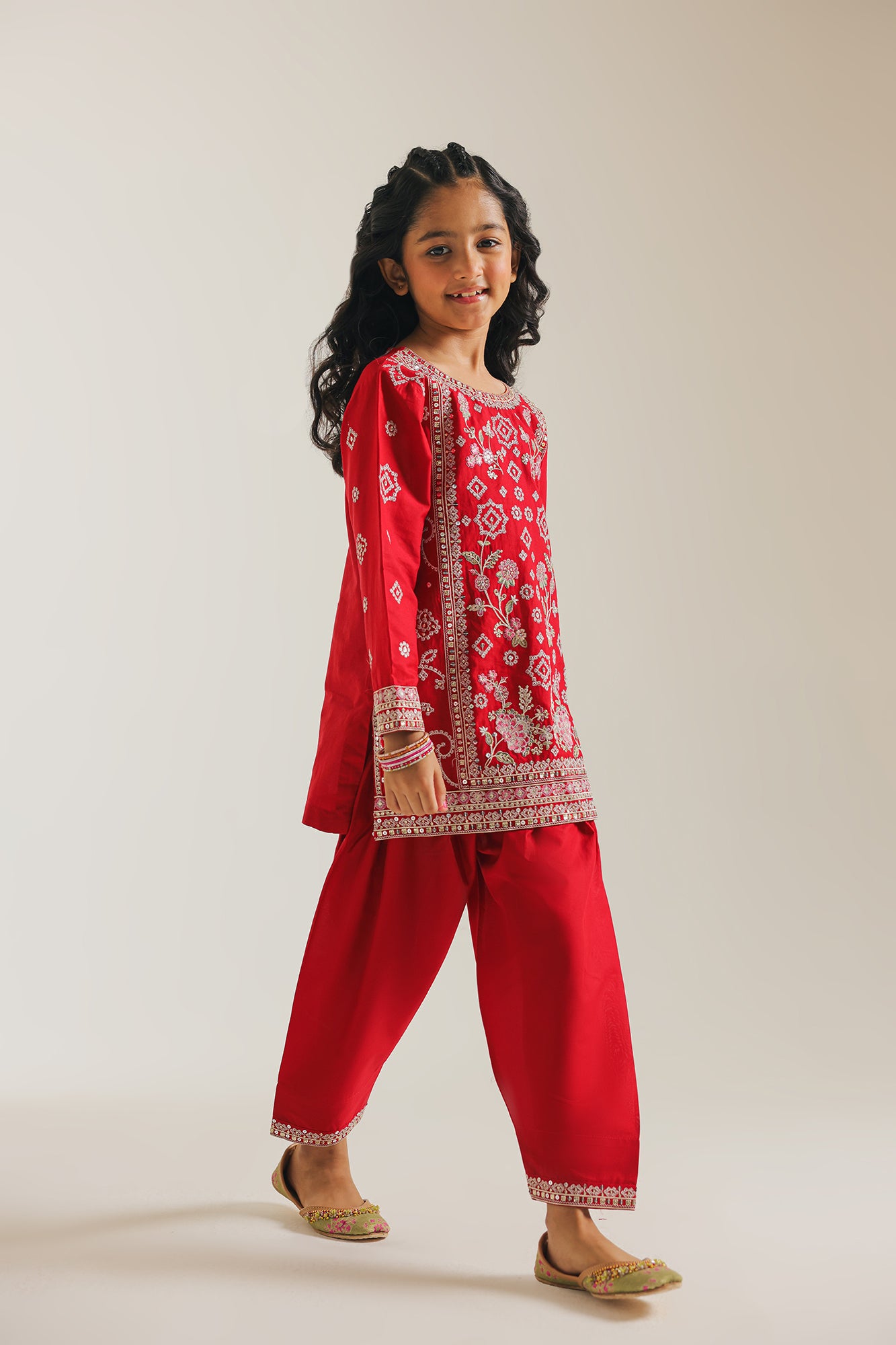 EMBROIDERED SUIT (E0728/404/301 E0728/304/301)