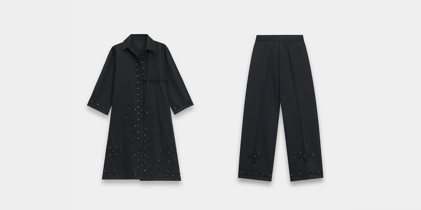 EMBROIDERED SUIT (E0729/119/310)