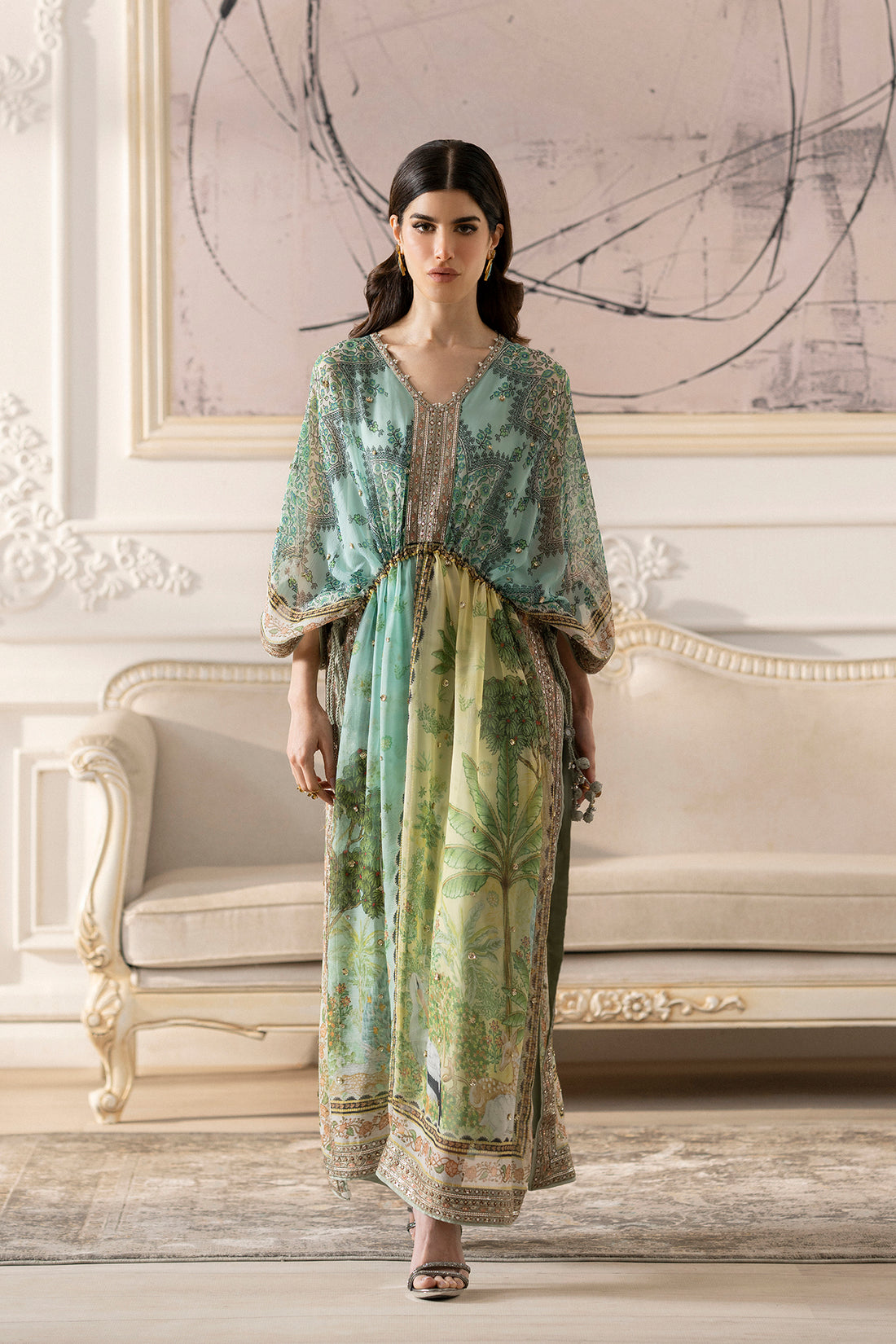 EMBROIDERED KAFTAN (E0739/104/718)