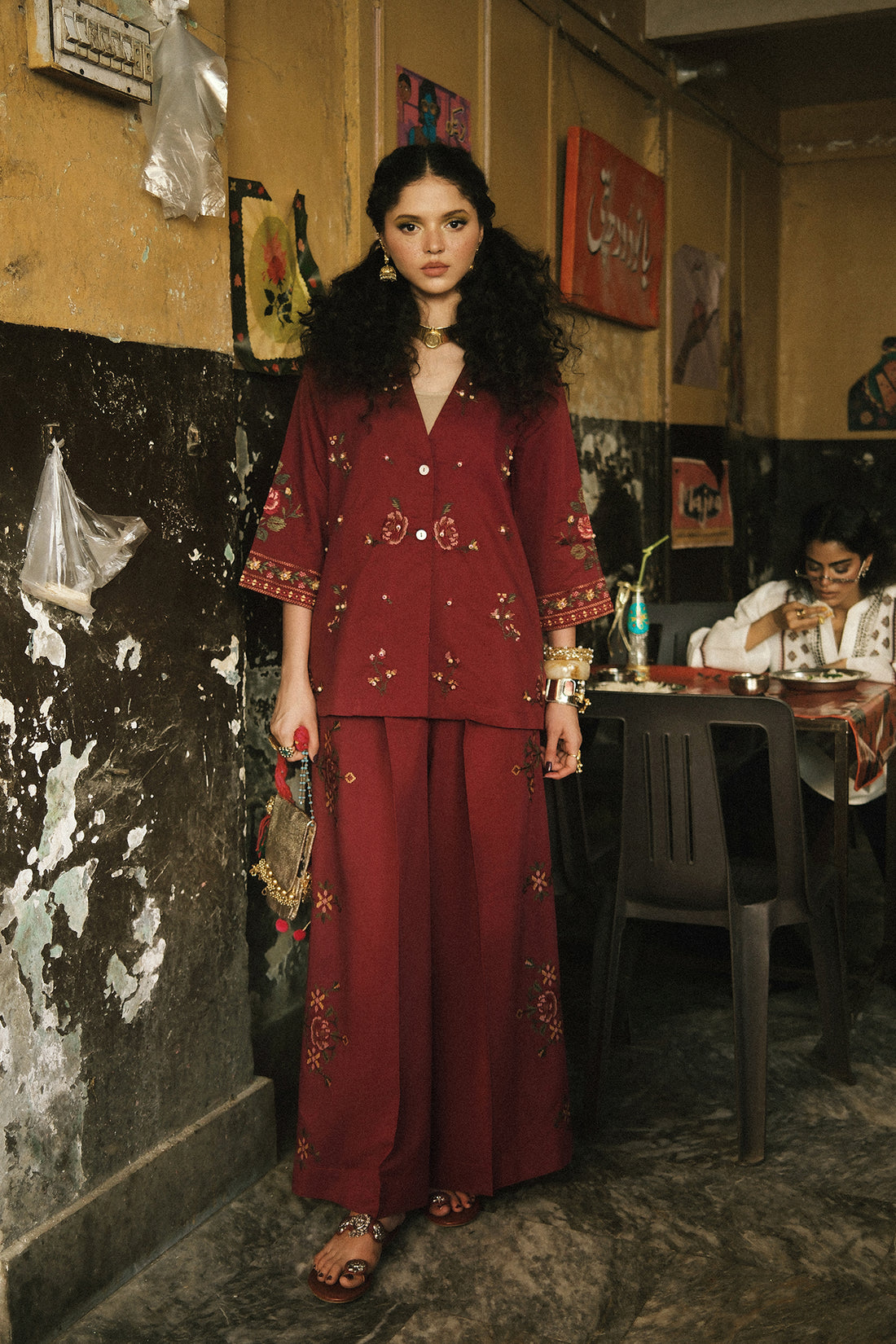 EMBROIDERED SUIT (E0771/119/305)