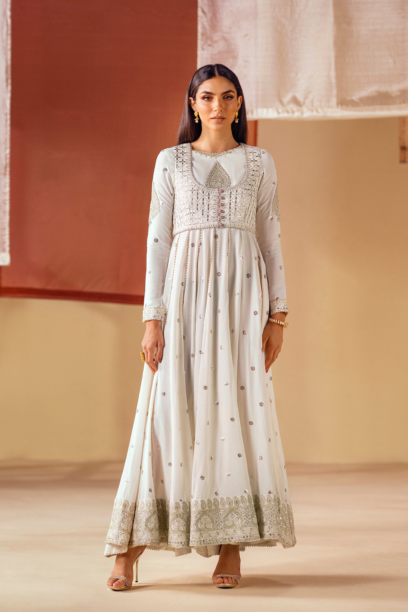 EMBROIDERED PISHWAS (E0801/104/003)
