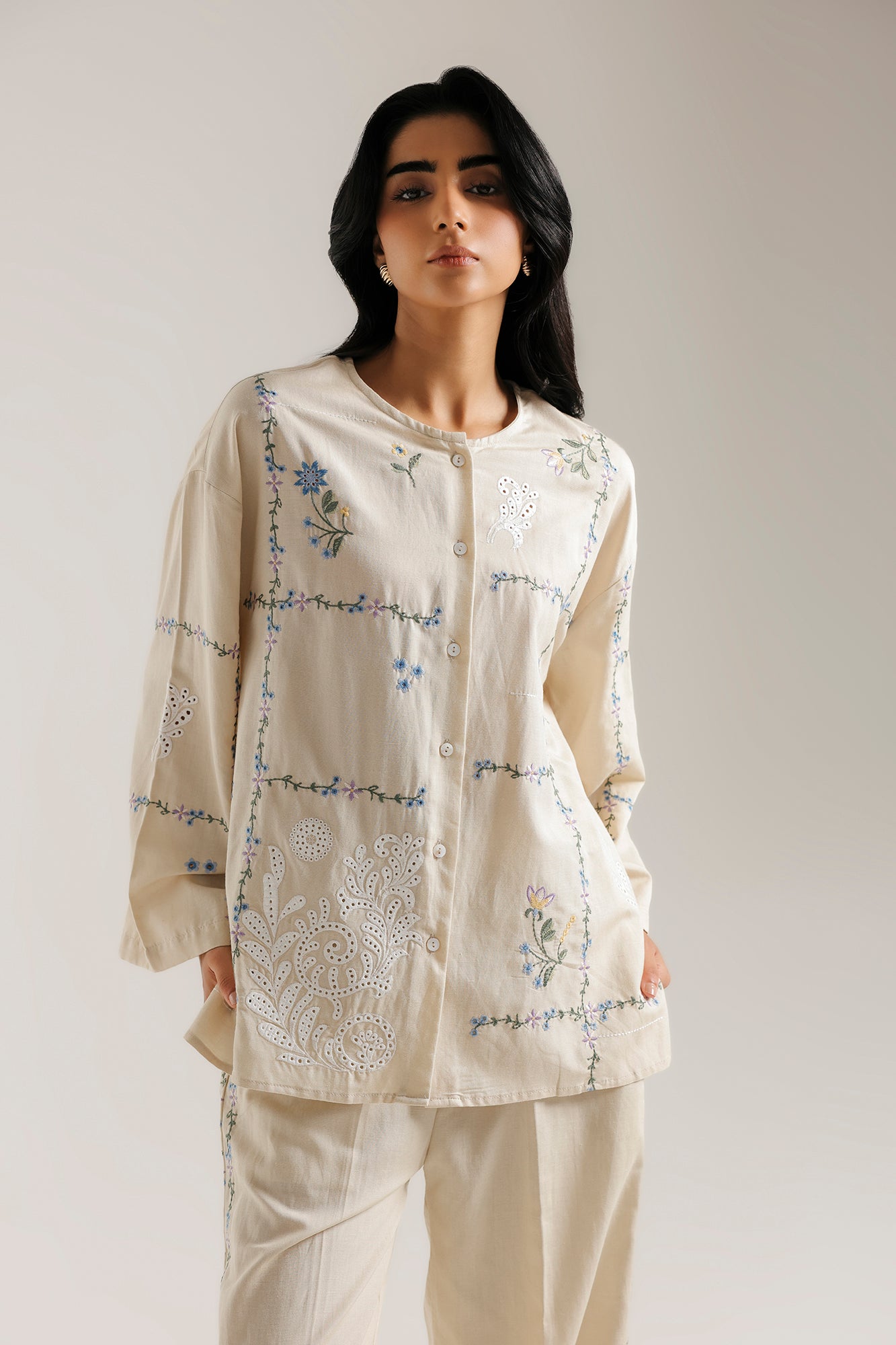 EMBROIDERED SUIT (E0804-106-005)