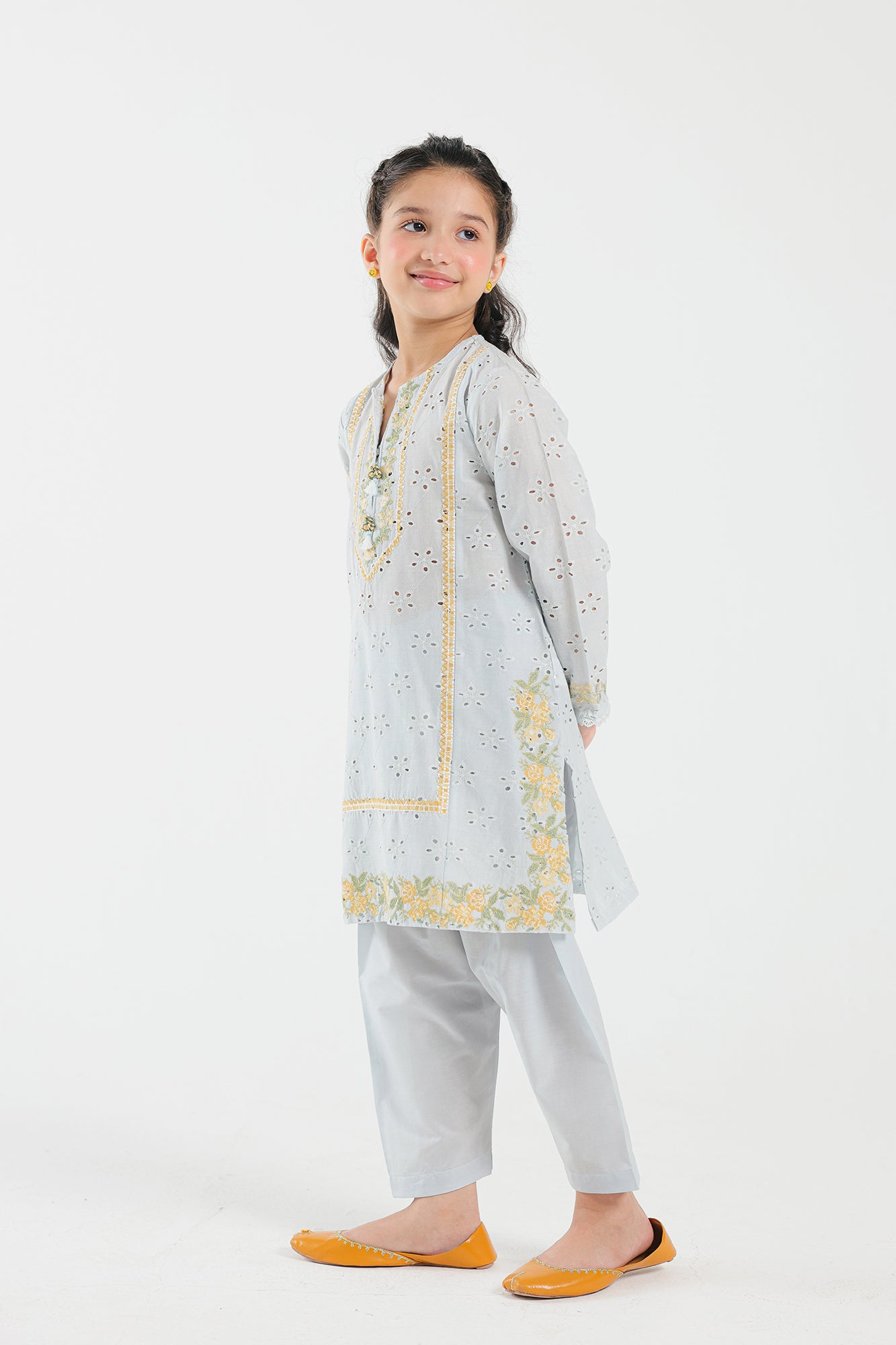 EMBROIDERED SUIT (E0809/402/722 E0809/302/722)