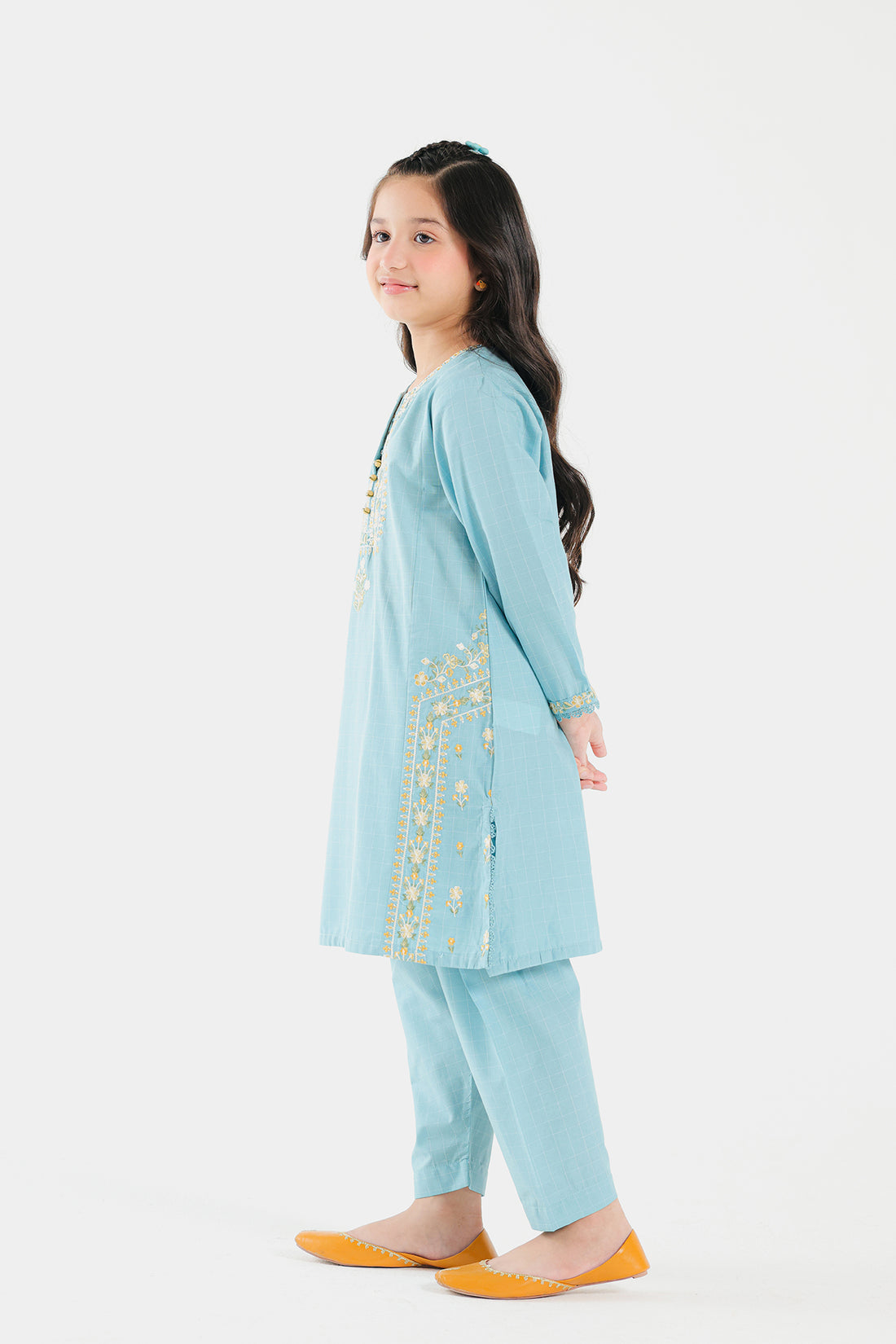 EMBROIDERED SUIT (E0819/402/716 E0819/302/716)