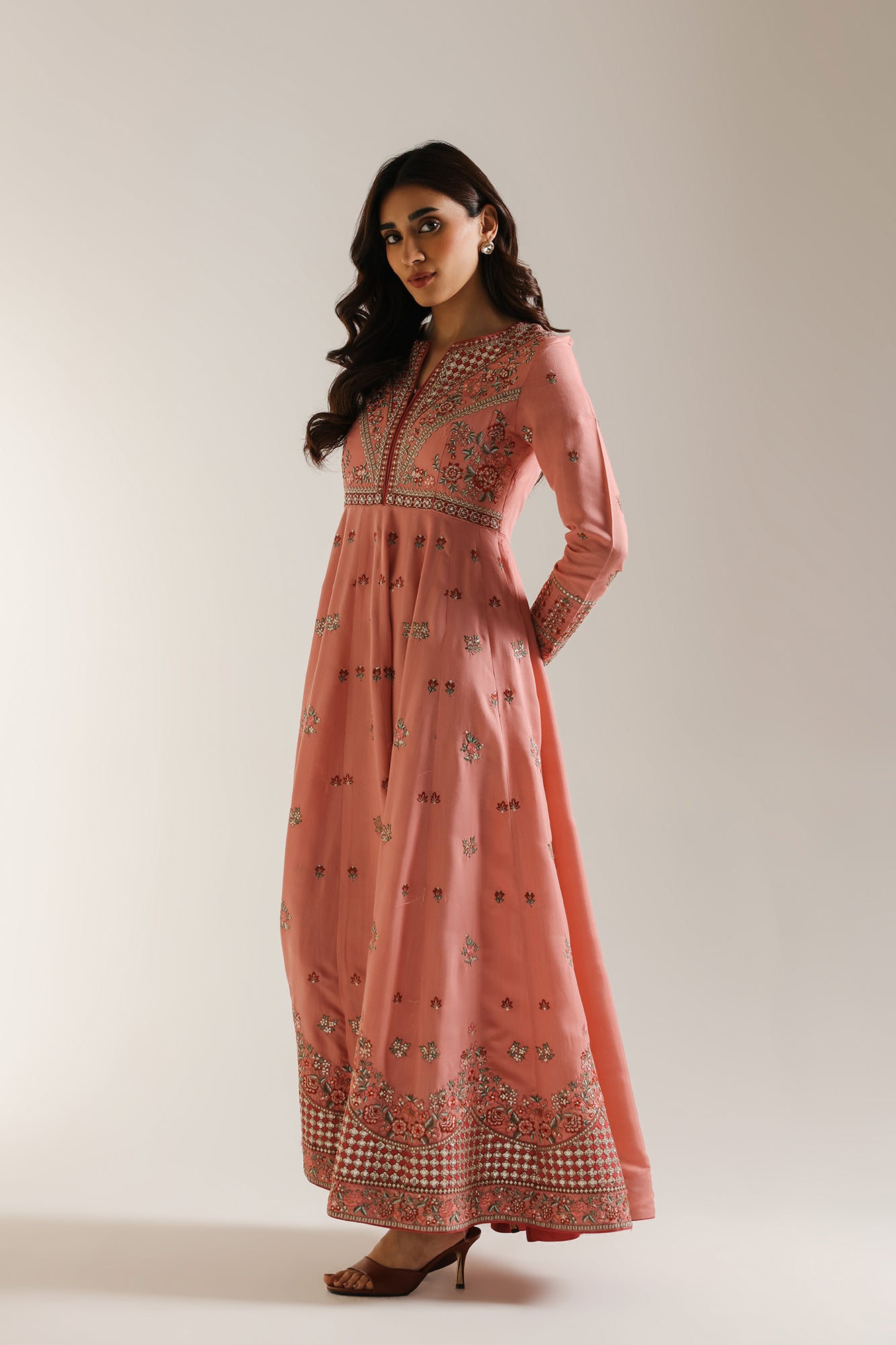 EMBROIDERED PISHWAS (E0824/104/314)