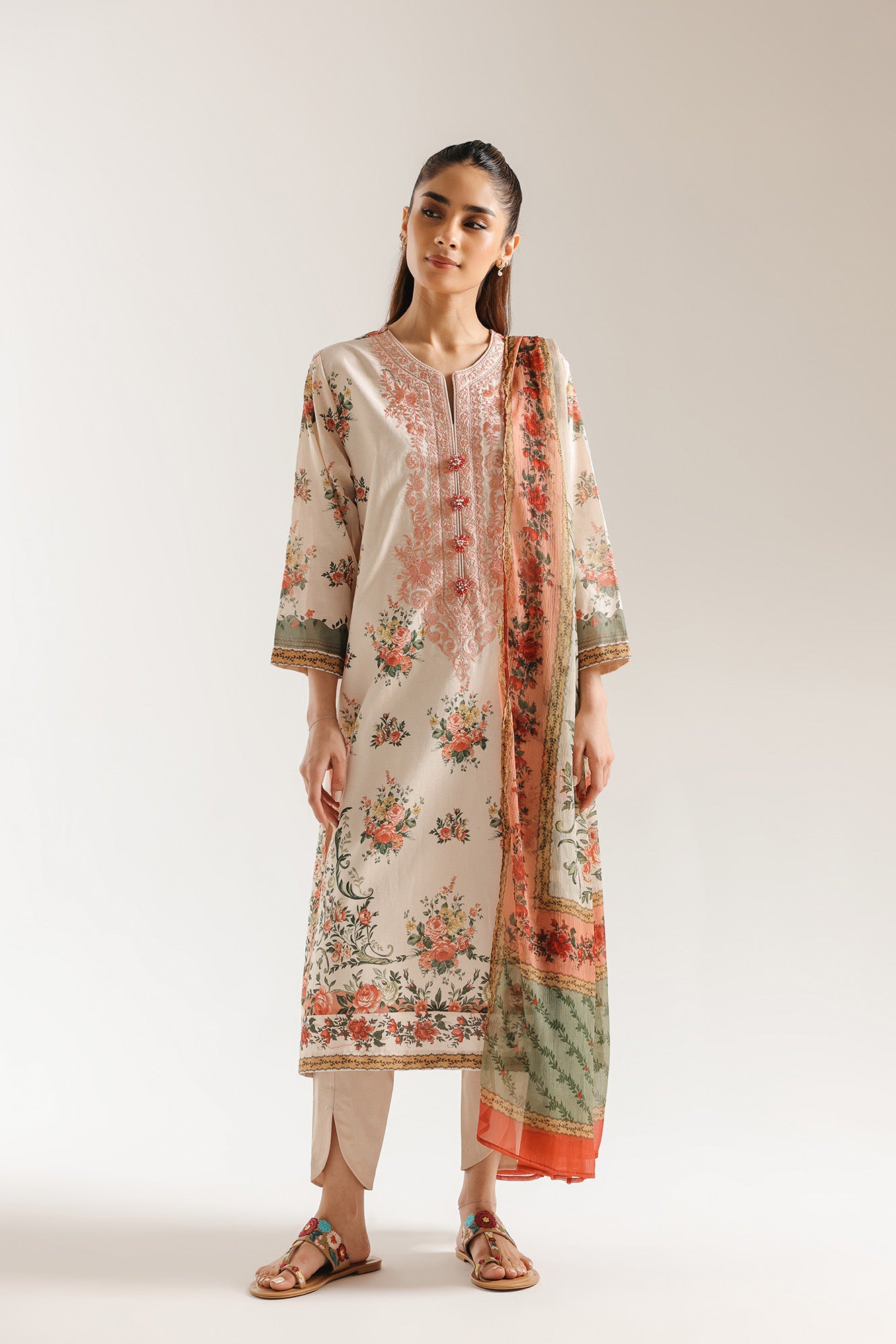 EMBROIDERED SUIT (E0827/203/328)