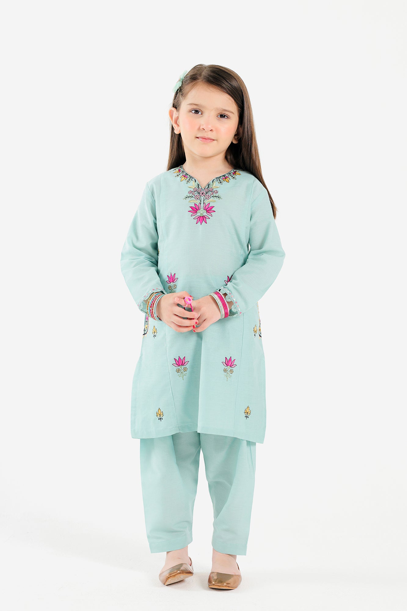 EMBROIDERED SUIT (E0828/402/611 E0828/302/611)