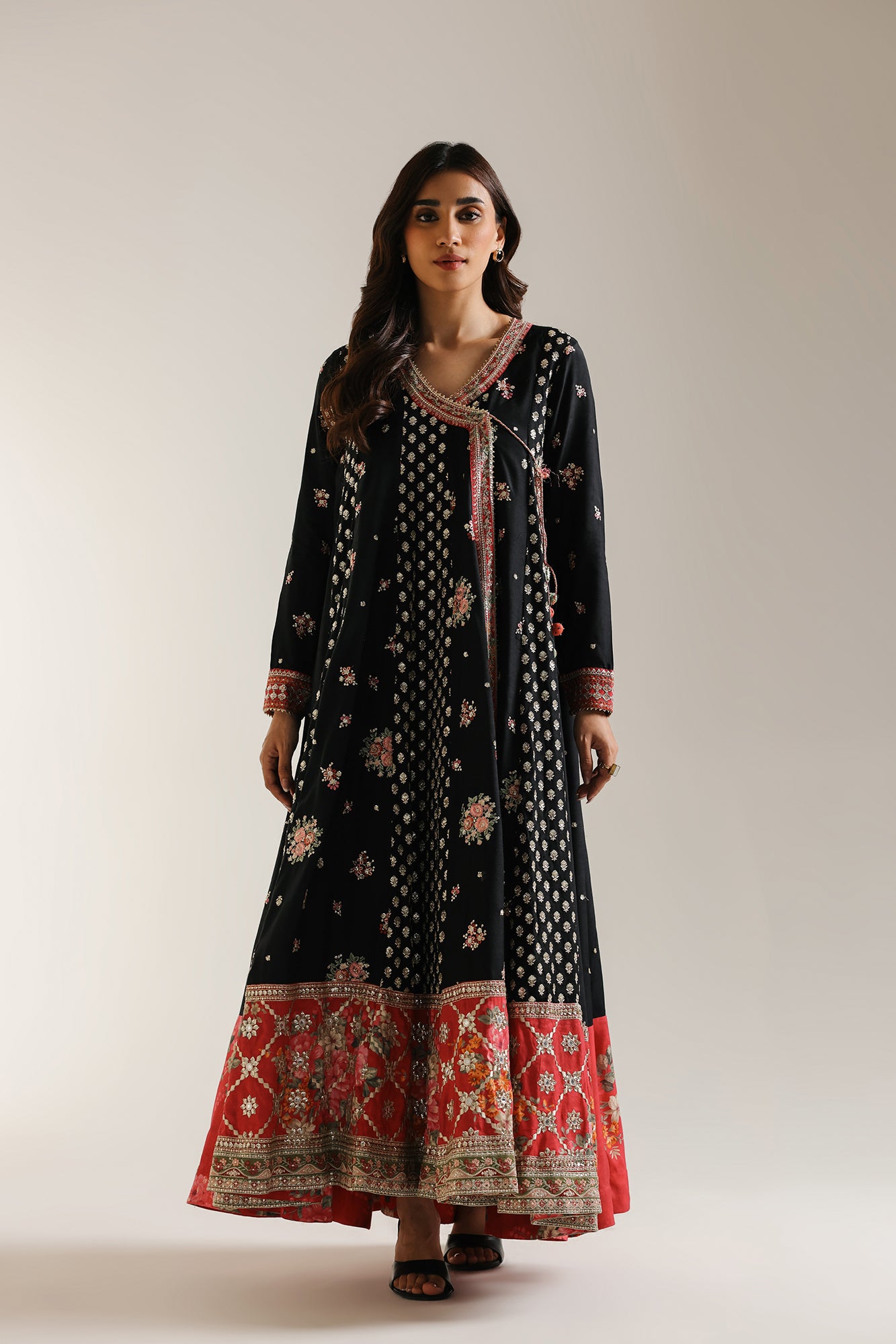 EMBROIDERED PISHWAS (E0829/104/414)