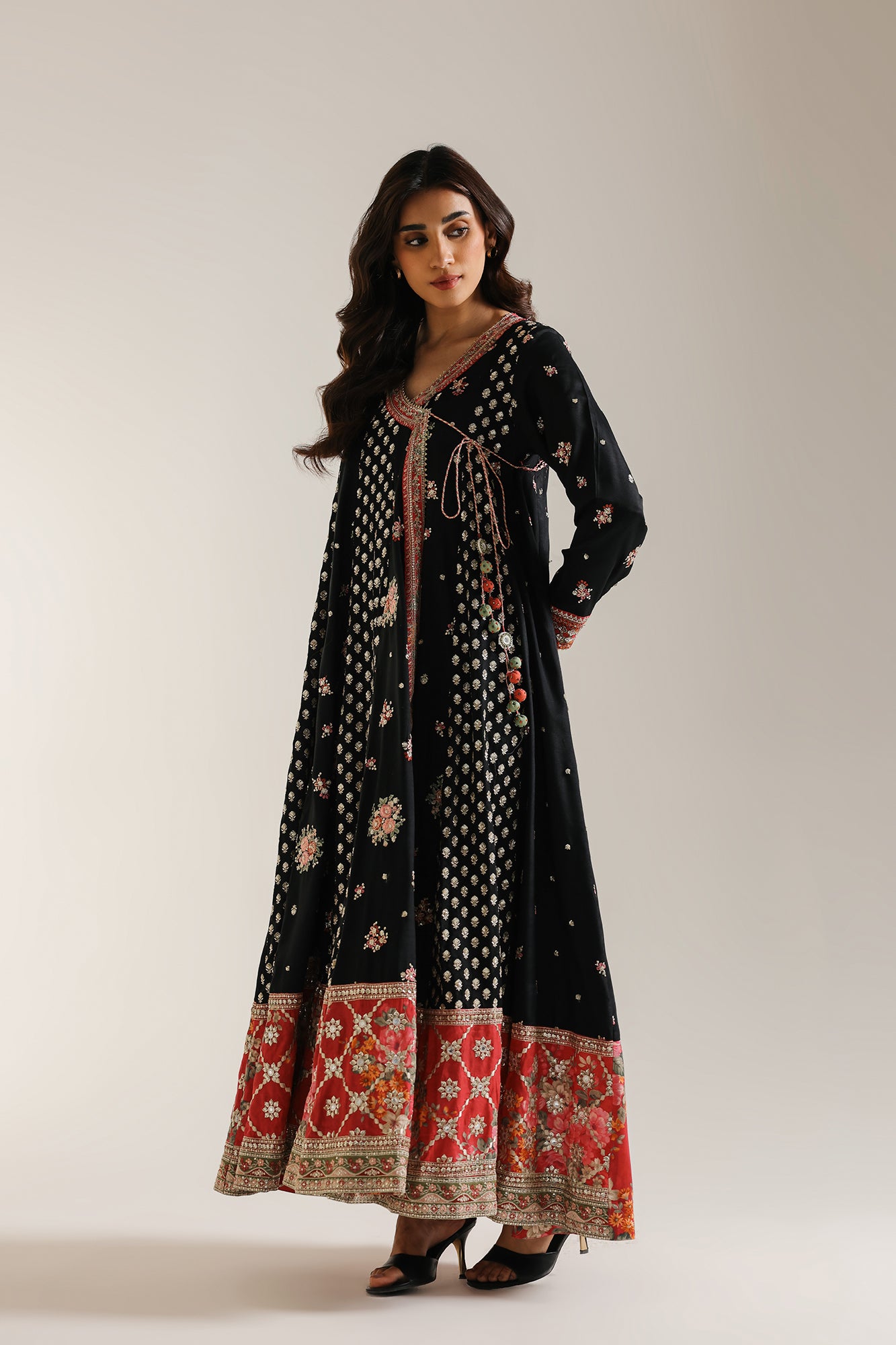 EMBROIDERED PISHWAS (E0829/104/414)