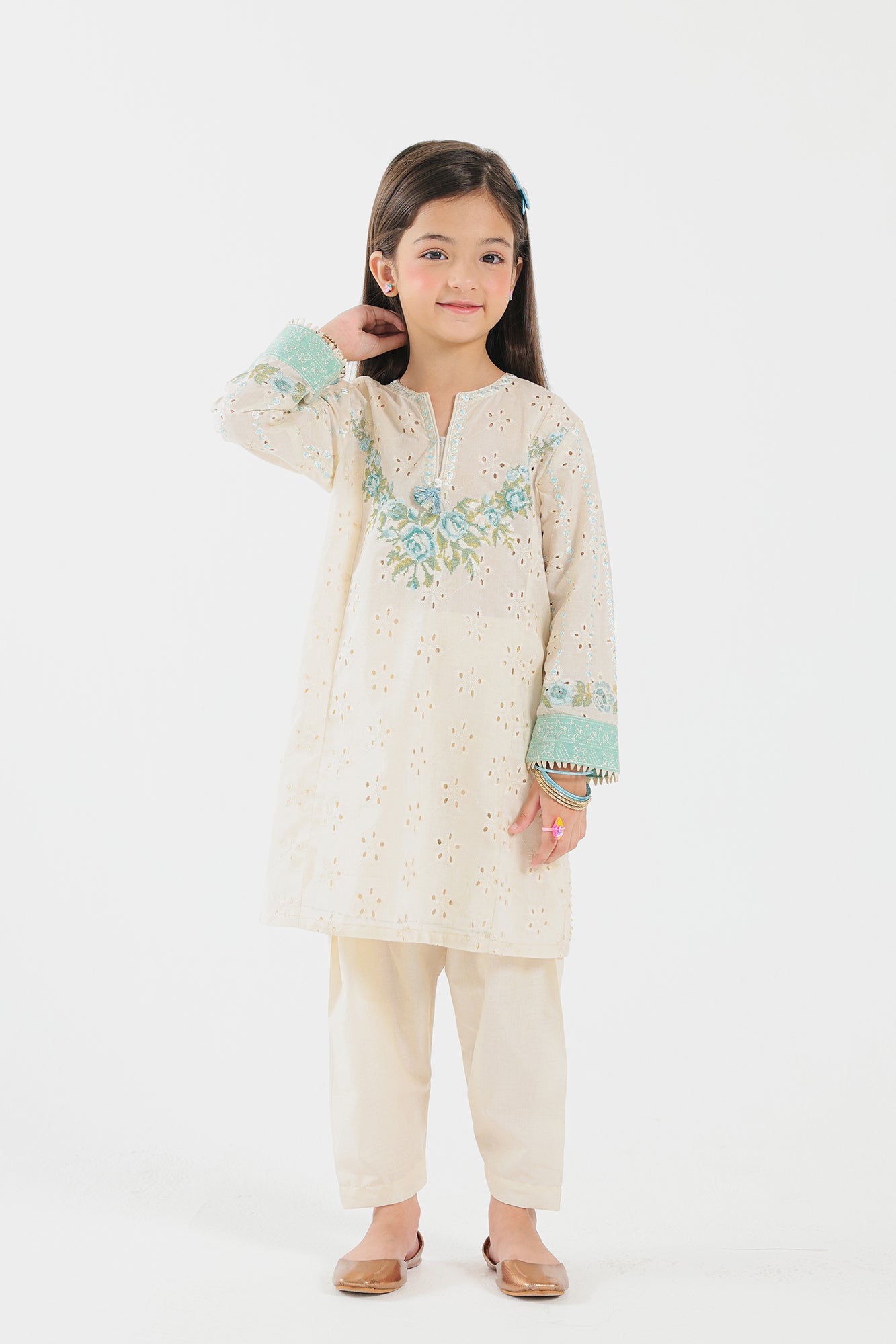 EMBROIDERED SUIT (E0840/402/002 E0840/302/002)