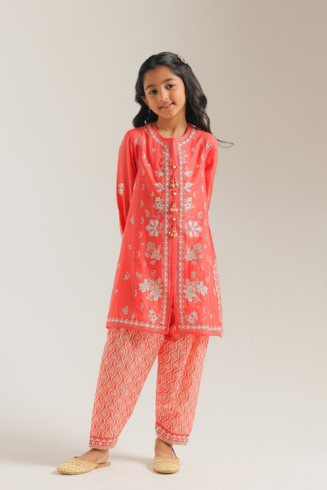 EMBROIDERED SUIT (E0845/404/311 E0845/304/311)