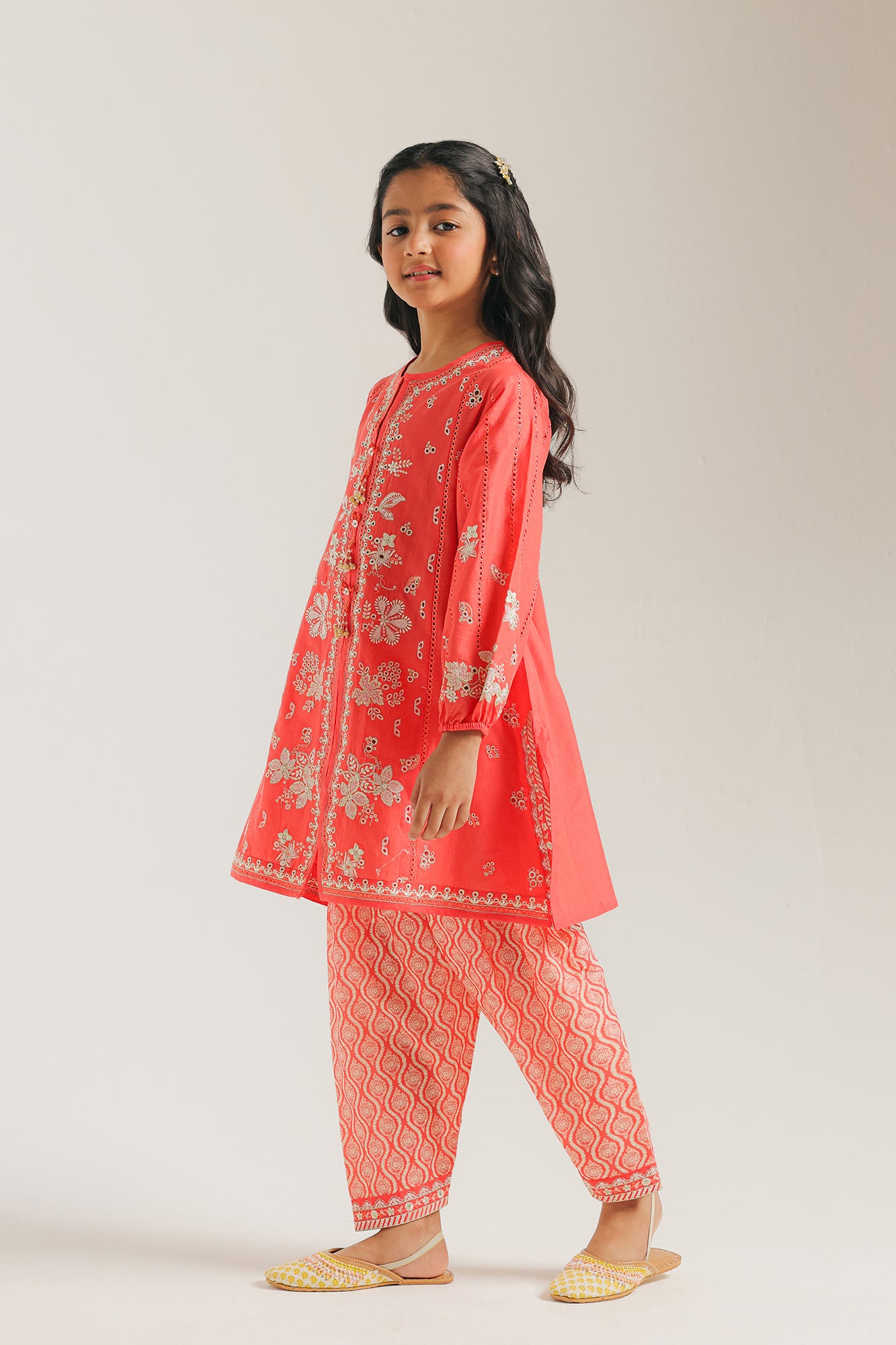EMBROIDERED SUIT (E0845/404/311 E0845/304/311)