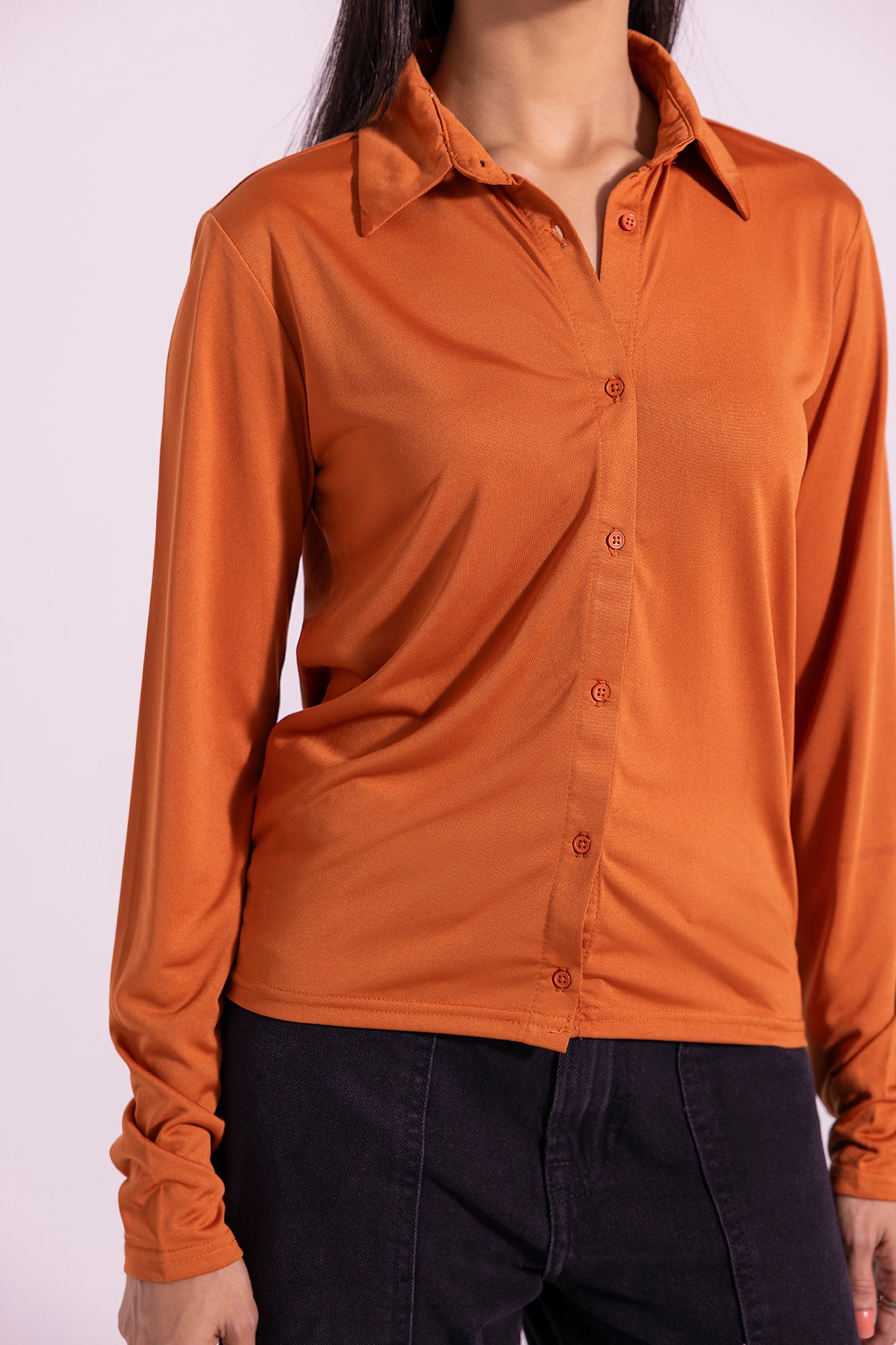 SOLID BUTTON DOWN TOP (E0871/108/015)