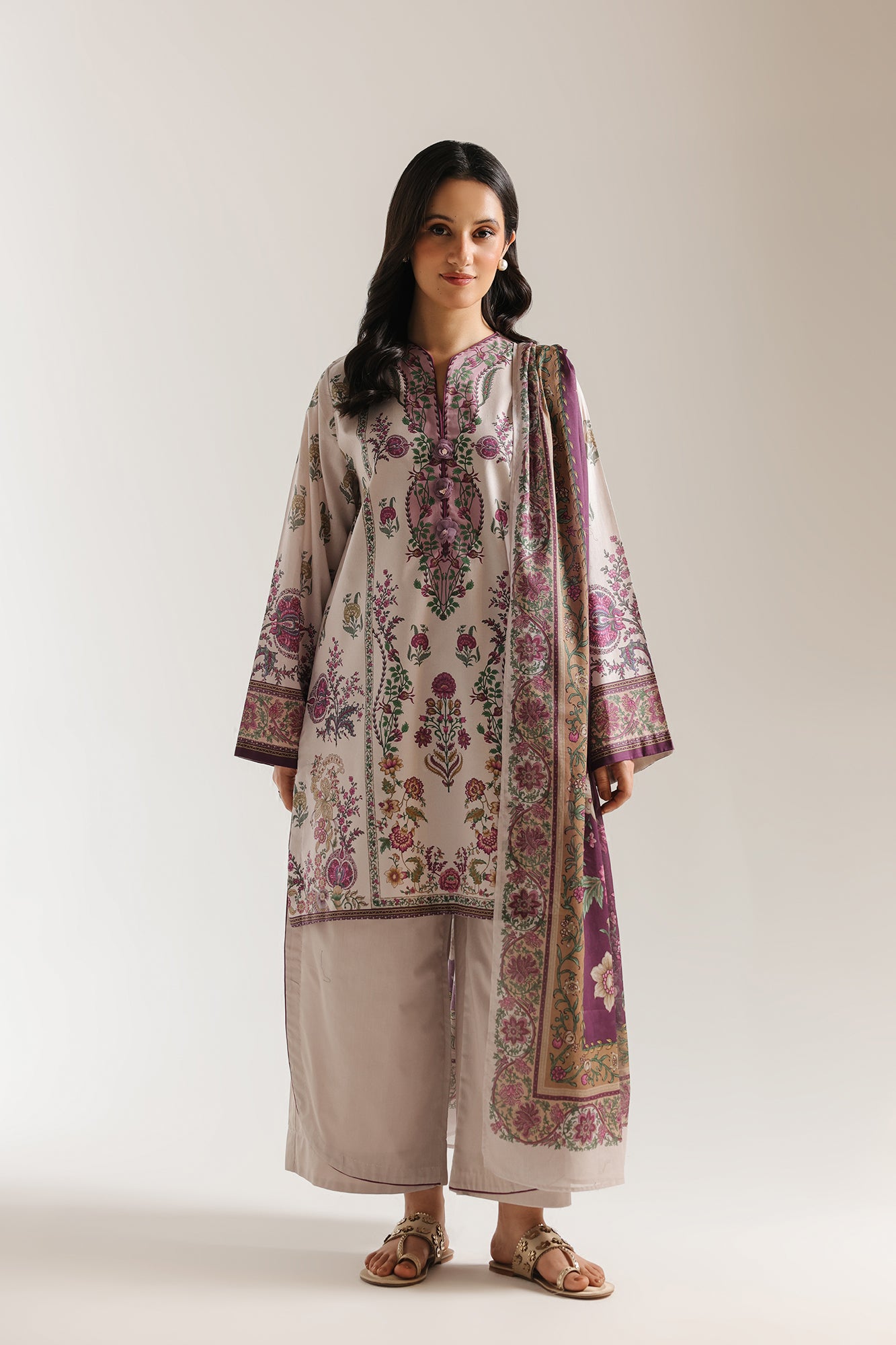 EMBROIDERED SUIT (E0877/202/330)