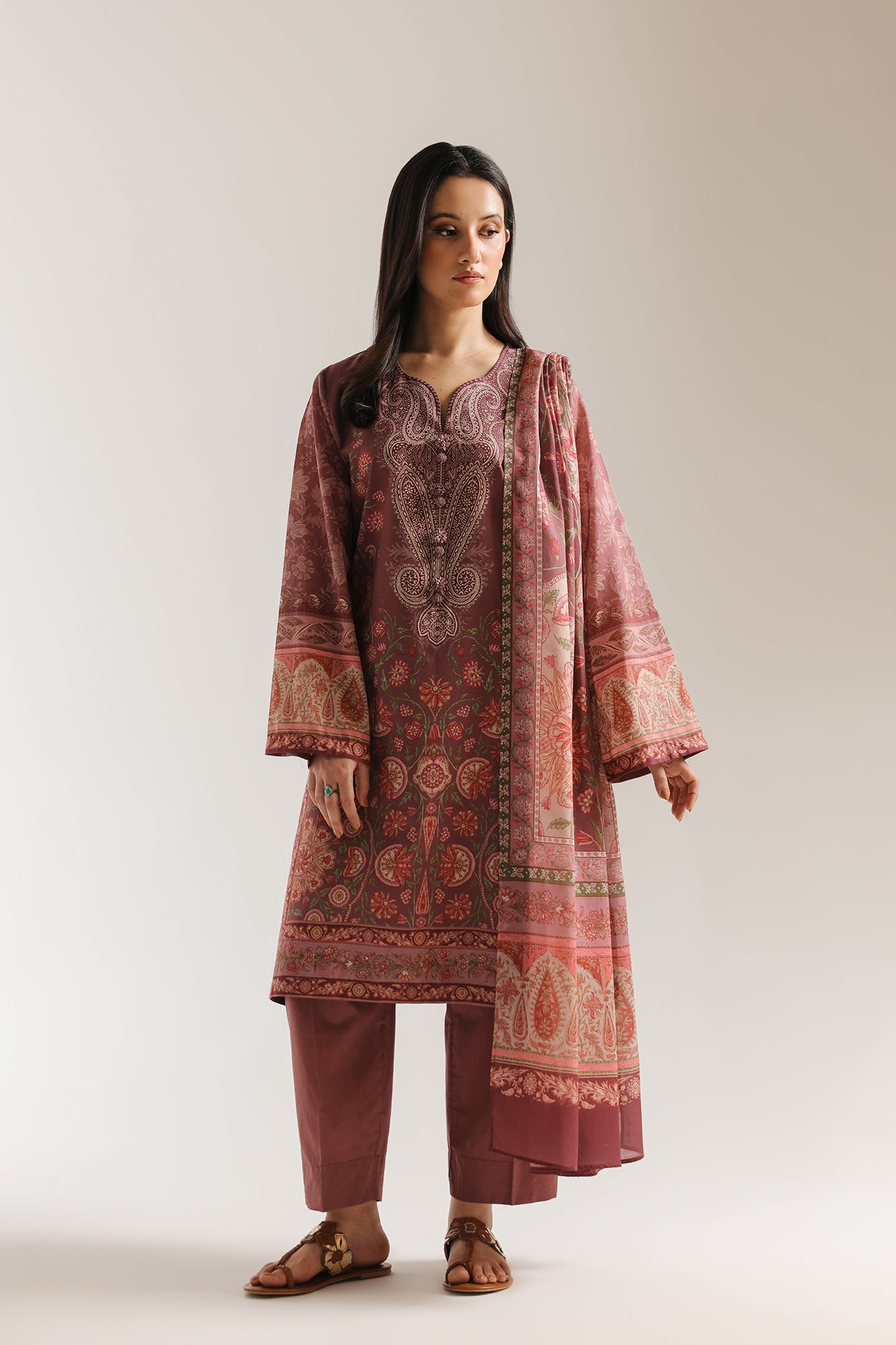 EMBROIDERED SUIT (E0880/202/805)