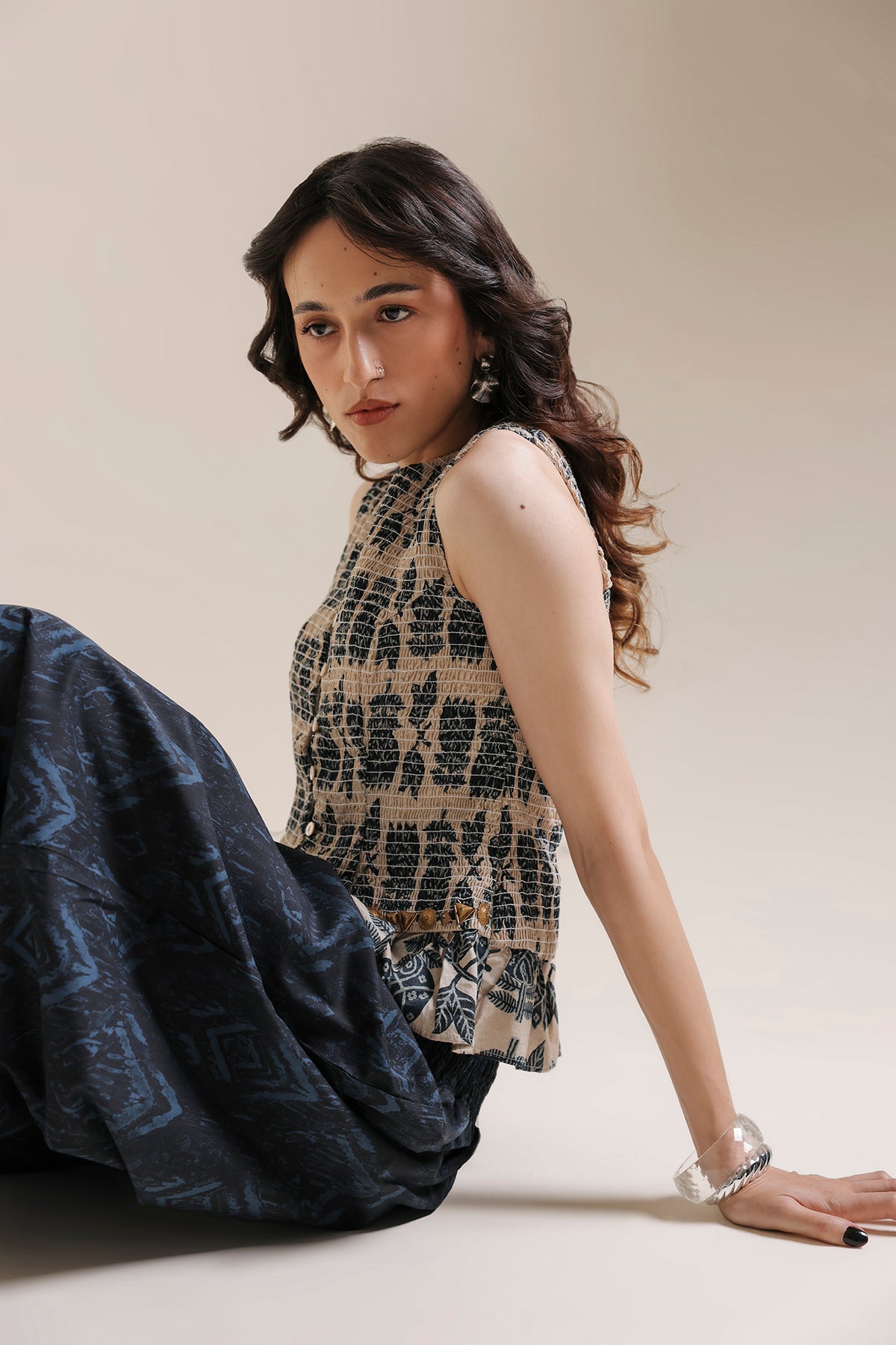 PRINTED SUIT (E0881/119/002)