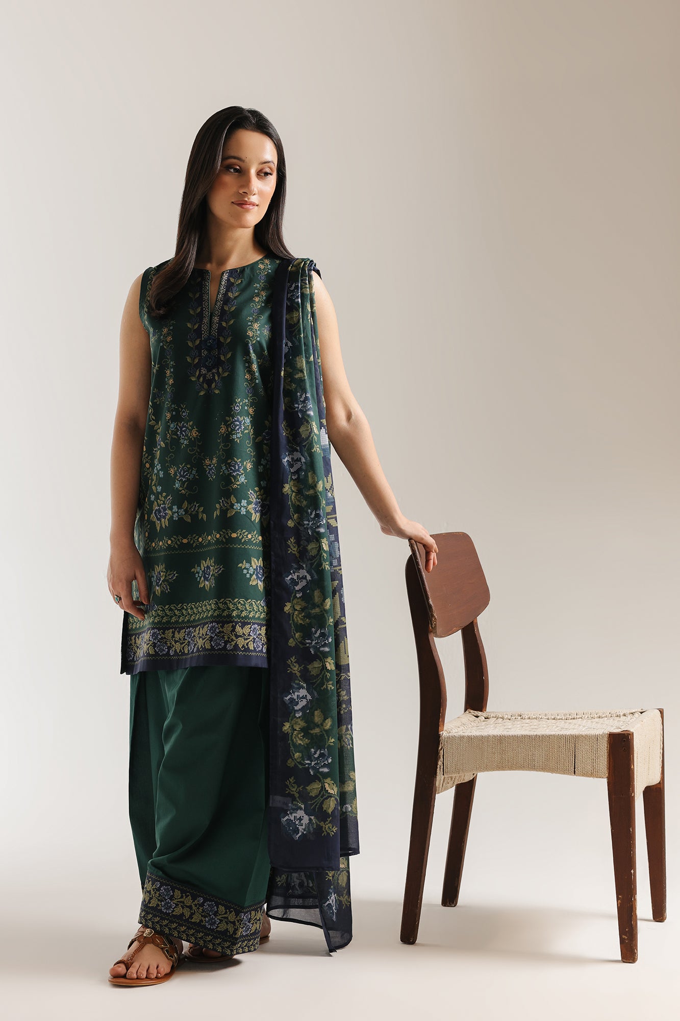 PRINTED SUIT (E0886/202/705)