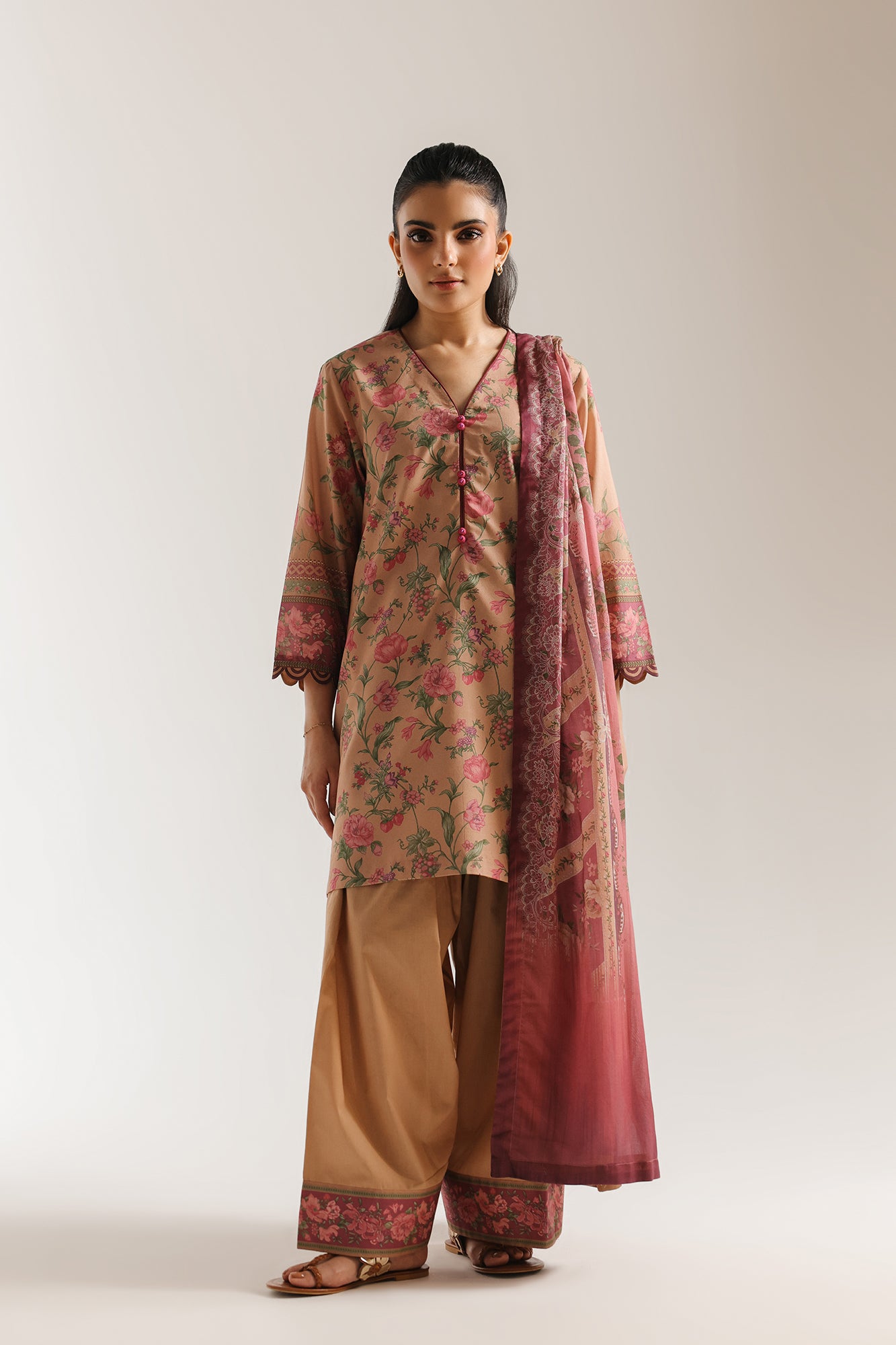 EMBROIDERED SUIT (E0888/202/813)