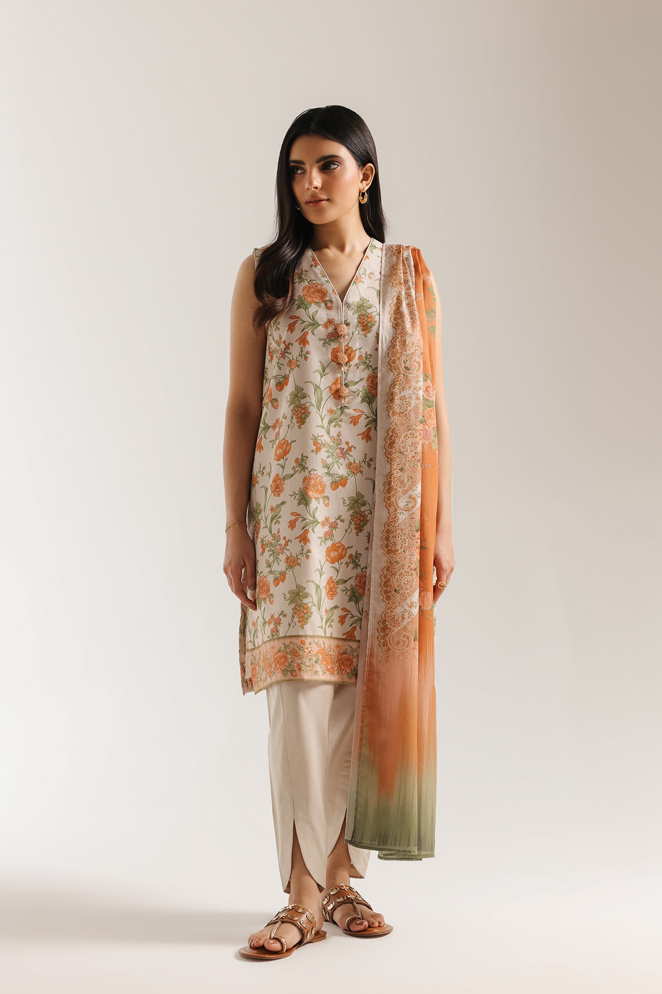 EMBROIDERED SUIT (E0888/202/814)