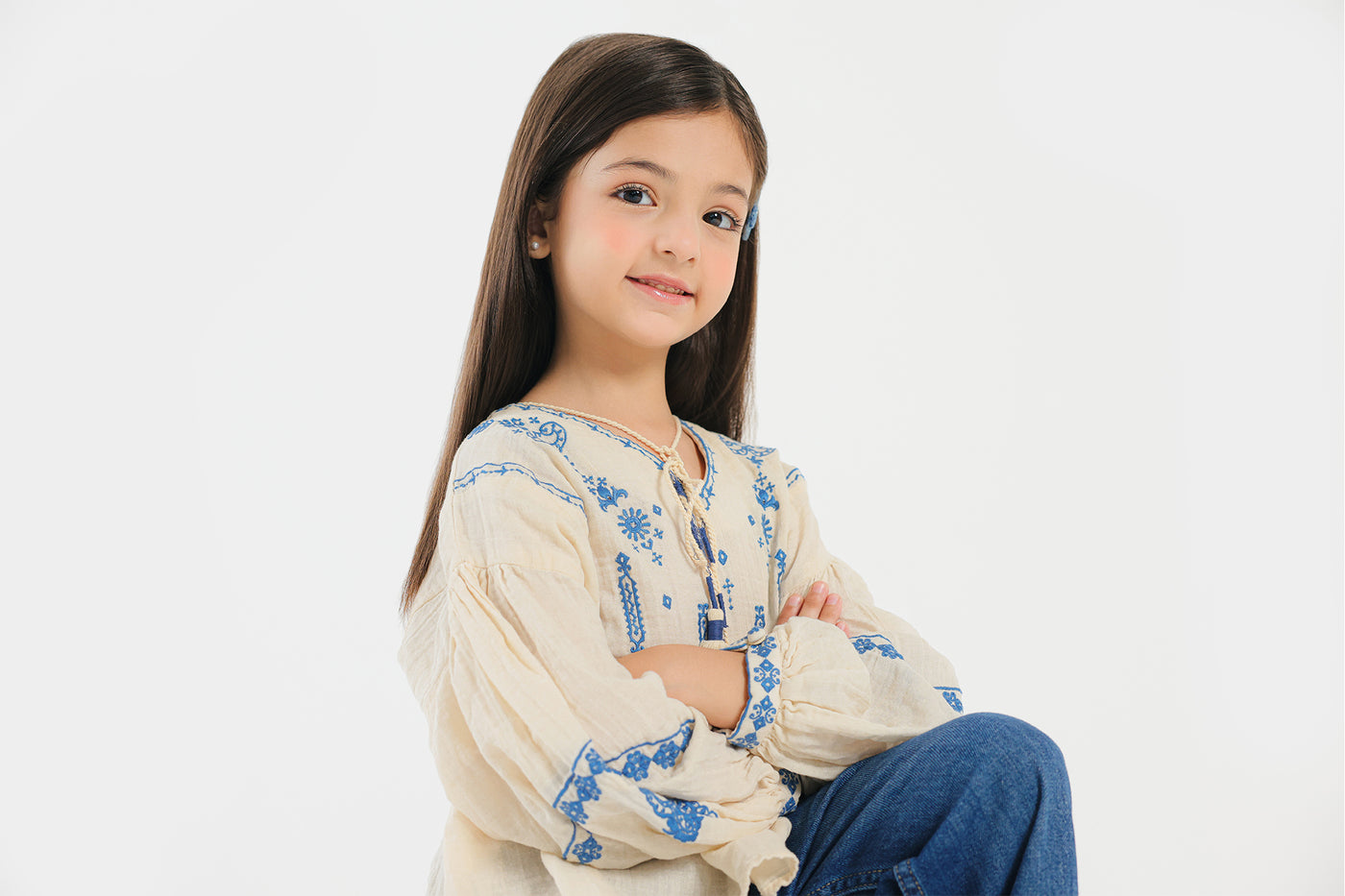 EMBROIDERED TOP (E0919/401/002)