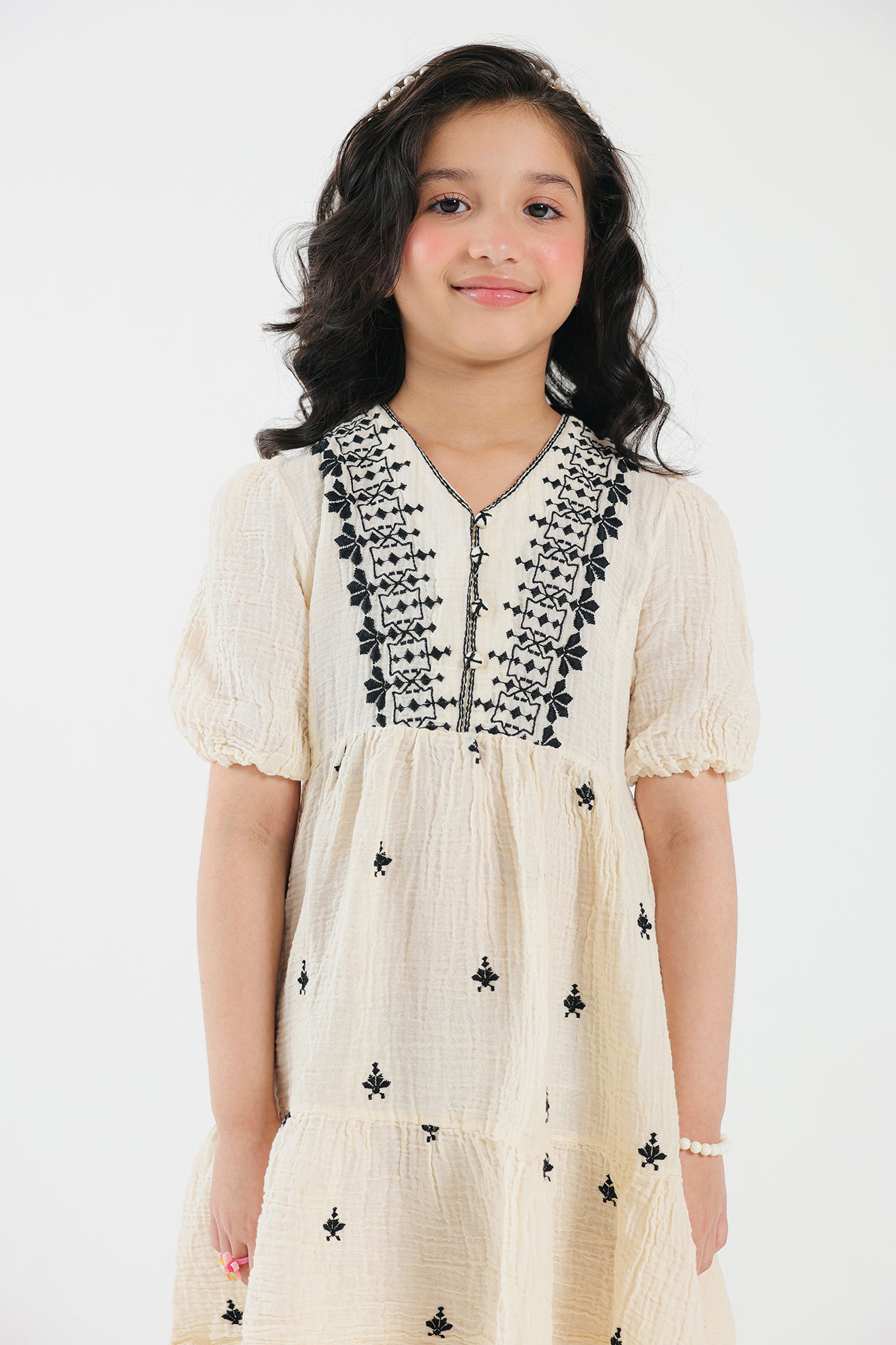 EMBROIDERED DRESS (E0947/401/002)