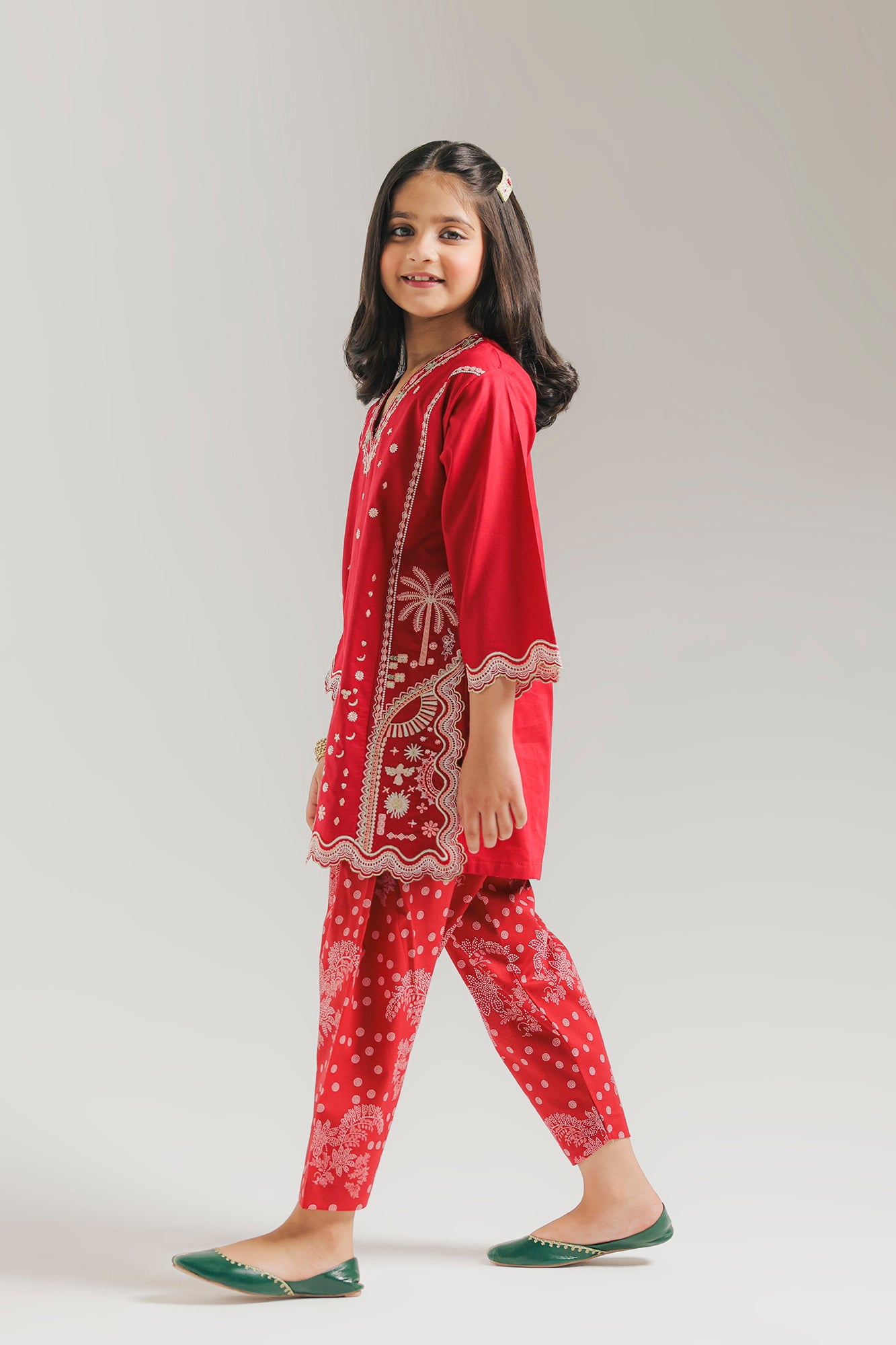 EMBROIDERED SUIT (E0981/404/307 E0981/304/307)