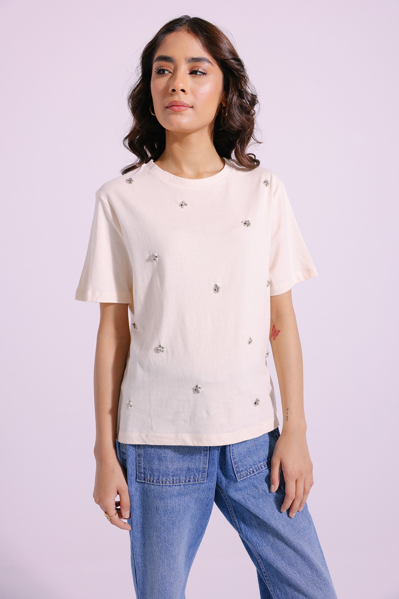 EMBELLISHED T-SHIRT (E1016/108/110)