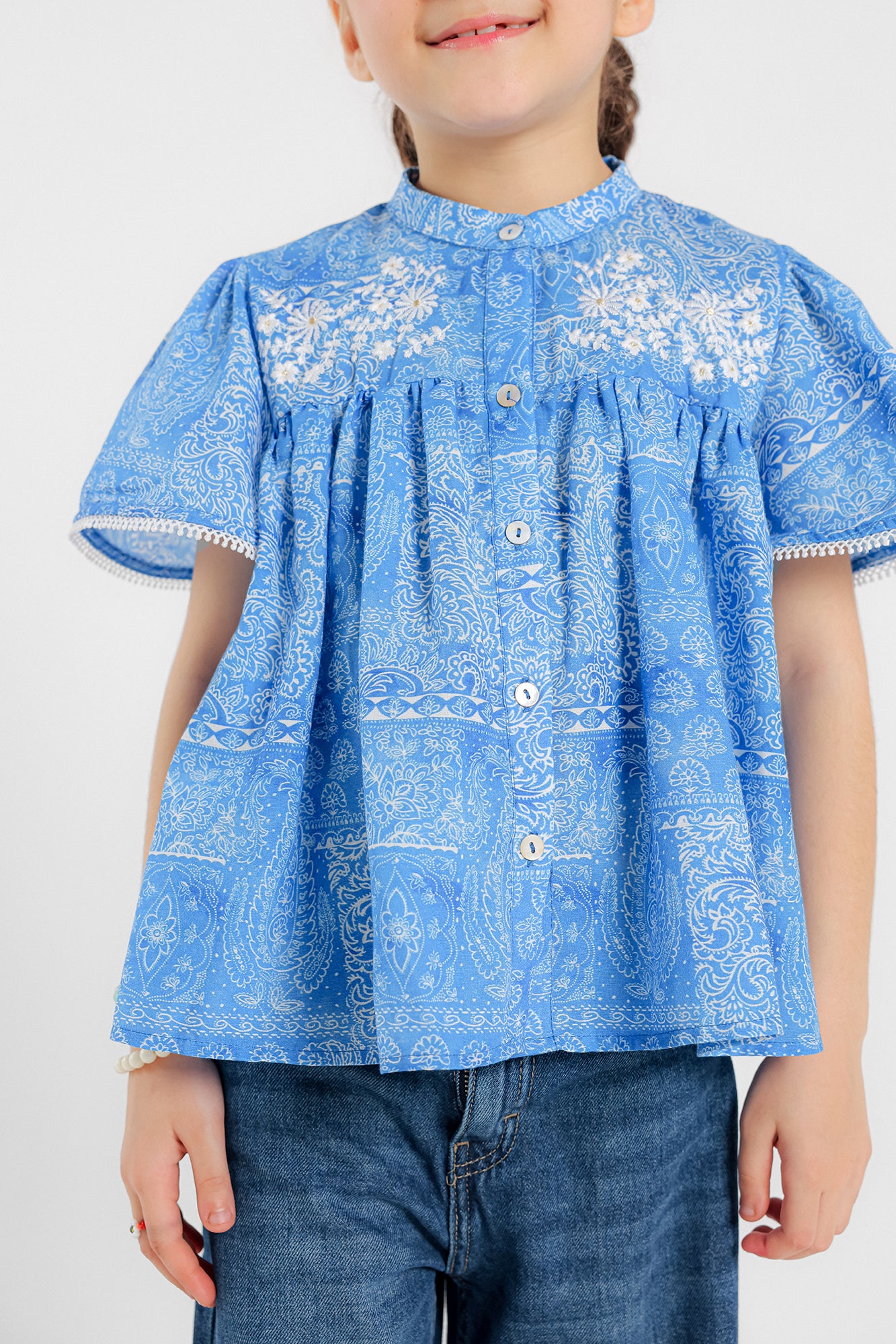 EMBROIDERED TOP (E1056/401/628)