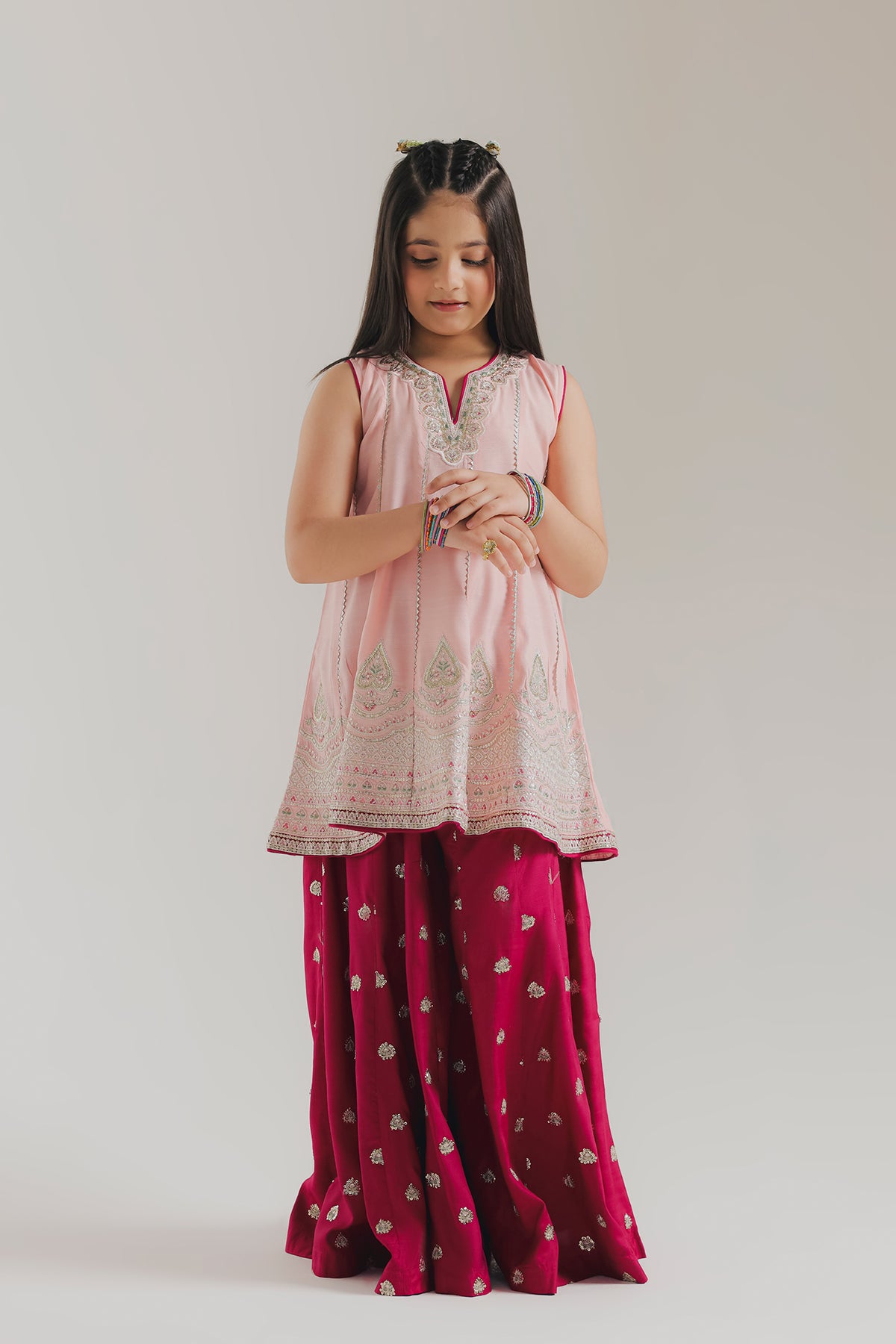EMBROIDERED SUIT (E1058/404/329 E1058/304/329)