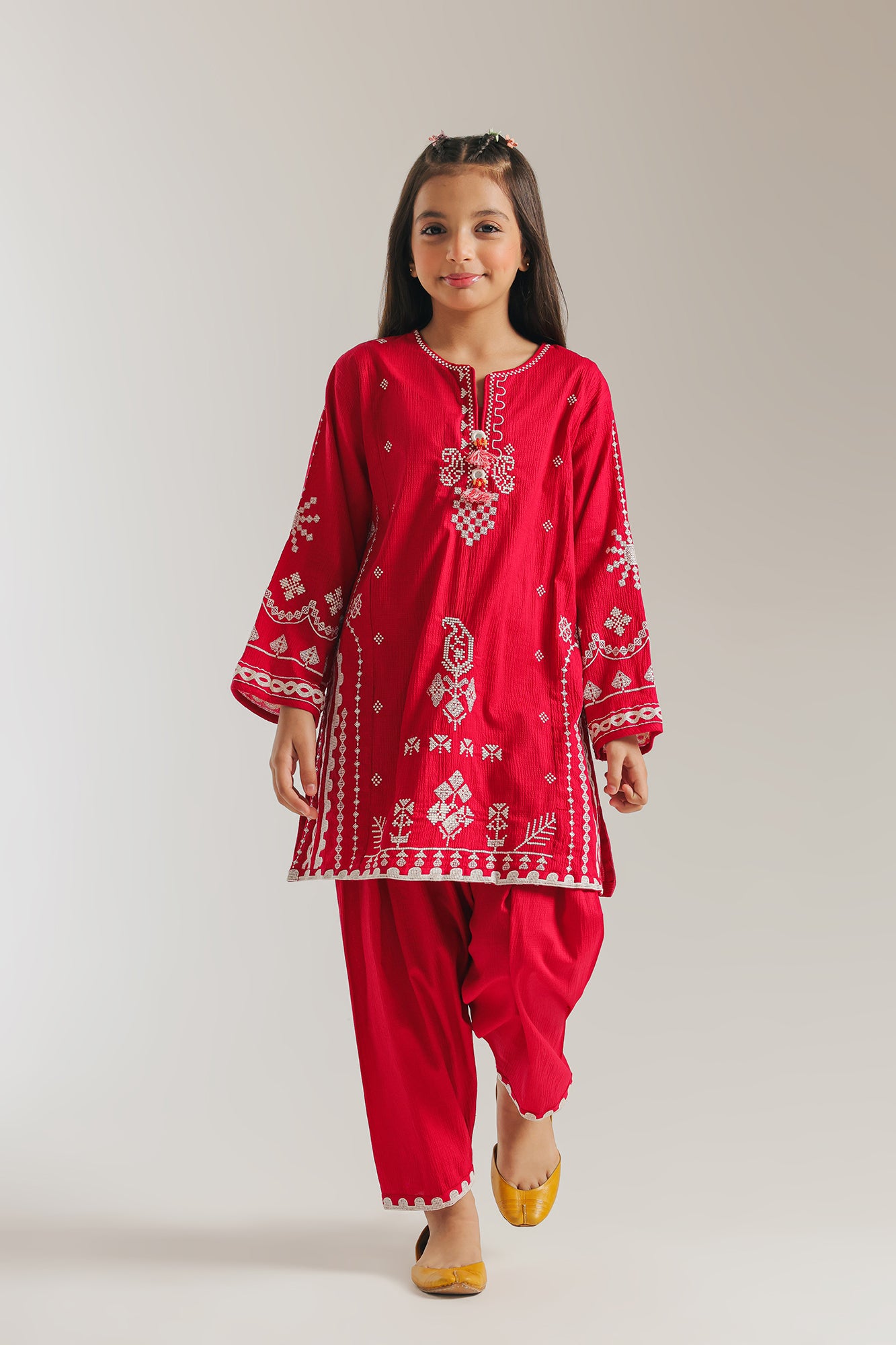 EMBROIDERED SUIT (E1070/402/308 E1070/302/308)