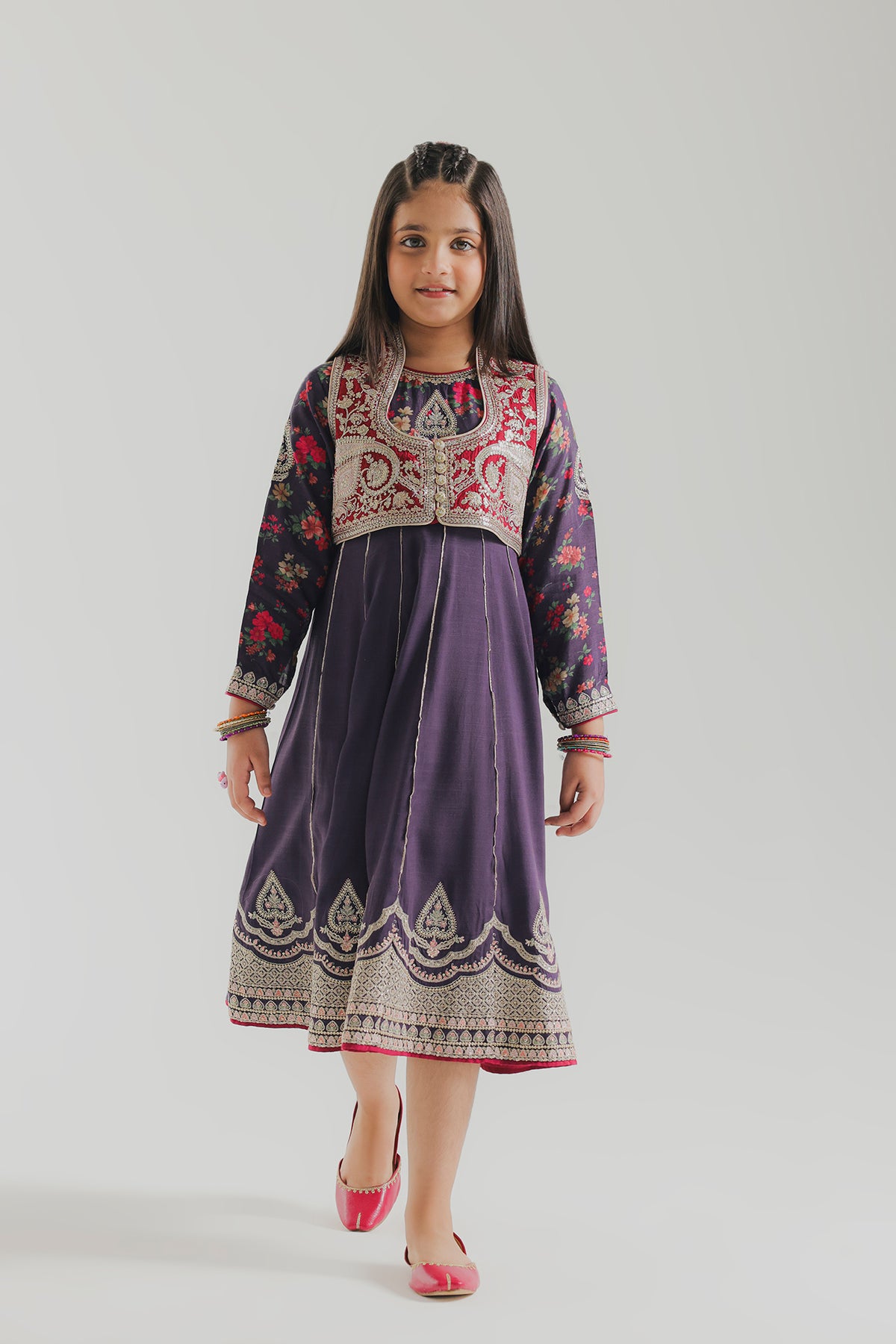 EMBROIDERED SUIT (E1075-404-516 E1075-304-516)