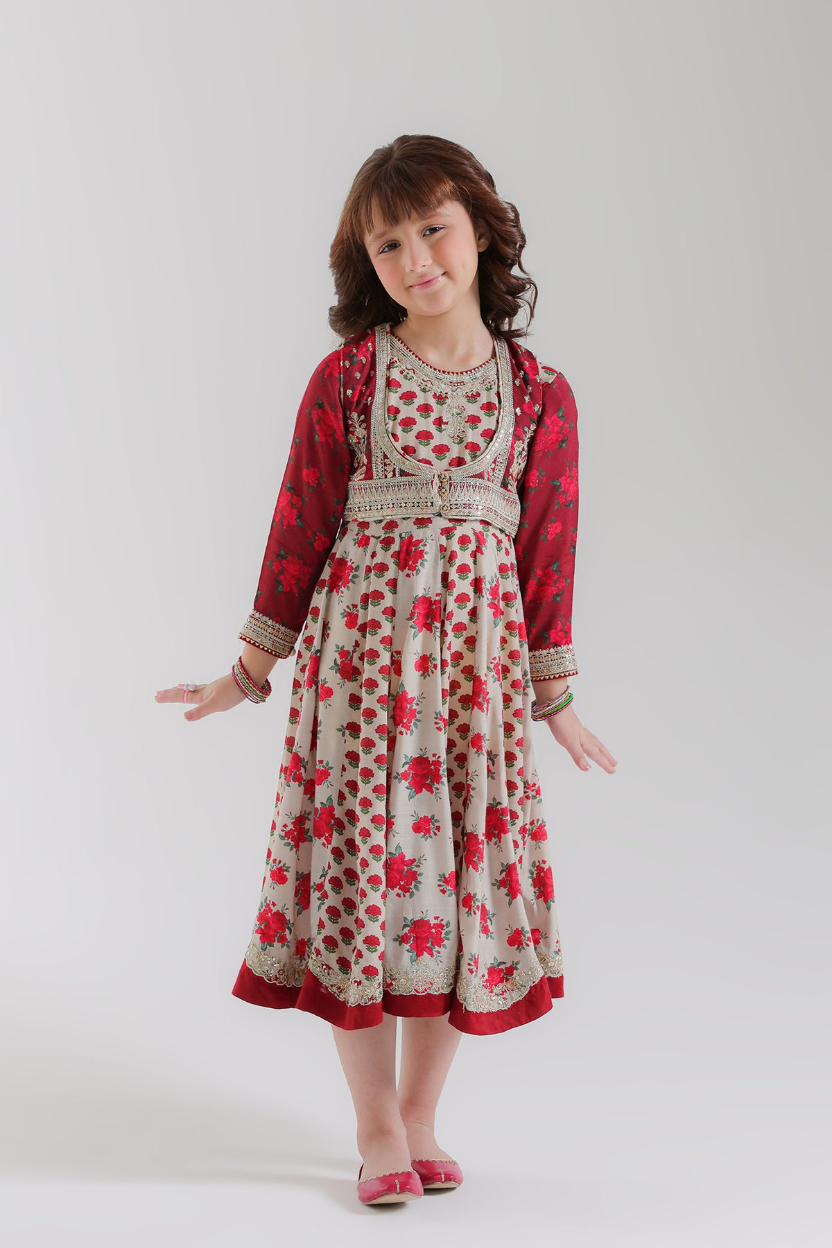EMBROIDERED SUIT (E1081-404-004 E1081-304-004)