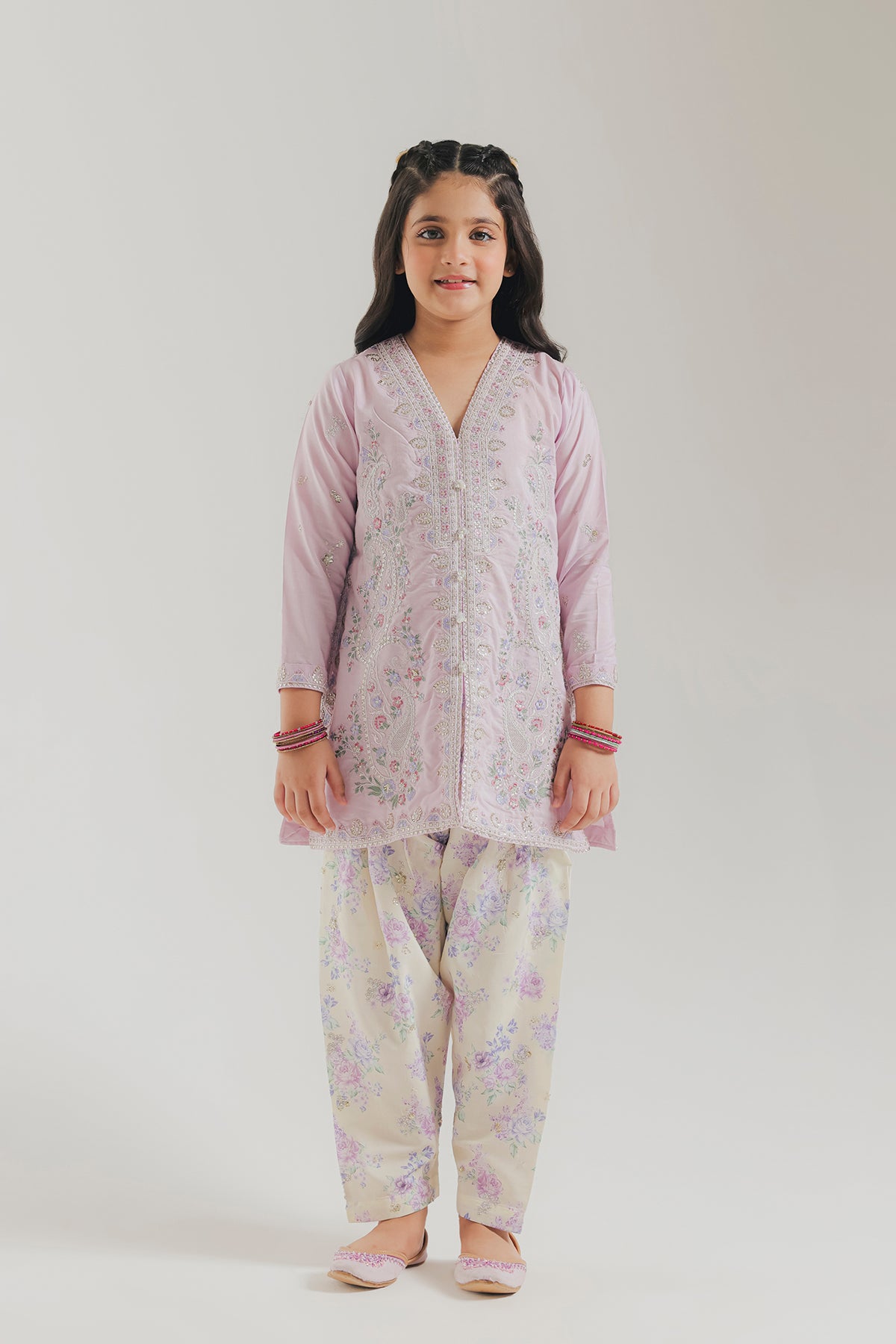 EMBROIDERED SUIT (E1082-404-529 E1082-304-529)