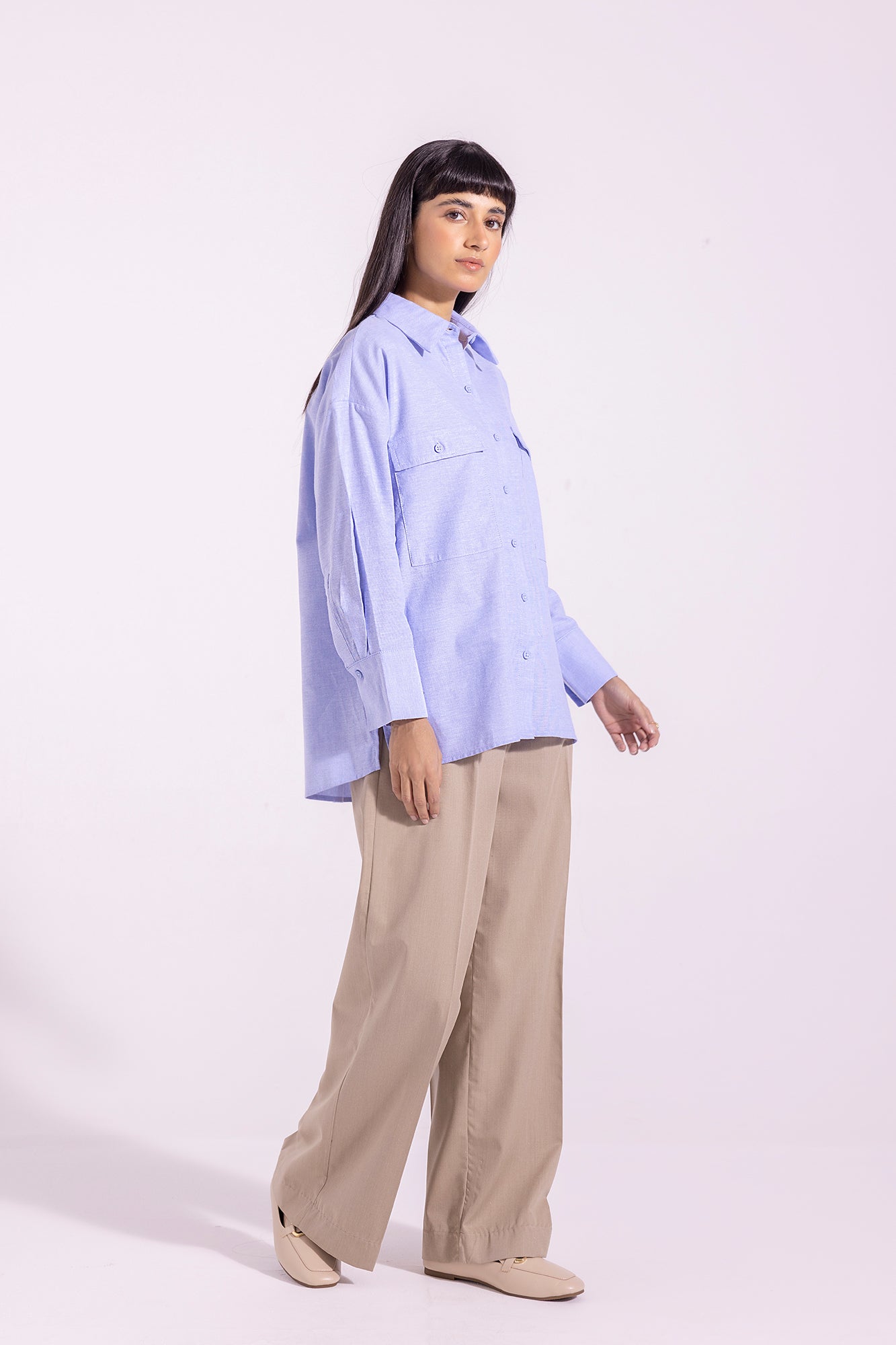 SOLID BUTTON DOWN SHIRT (E1091/108/616)