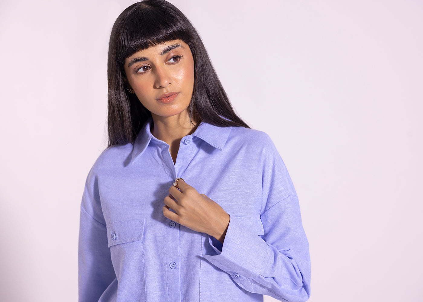 SOLID BUTTON DOWN SHIRT (E1091/108/616)