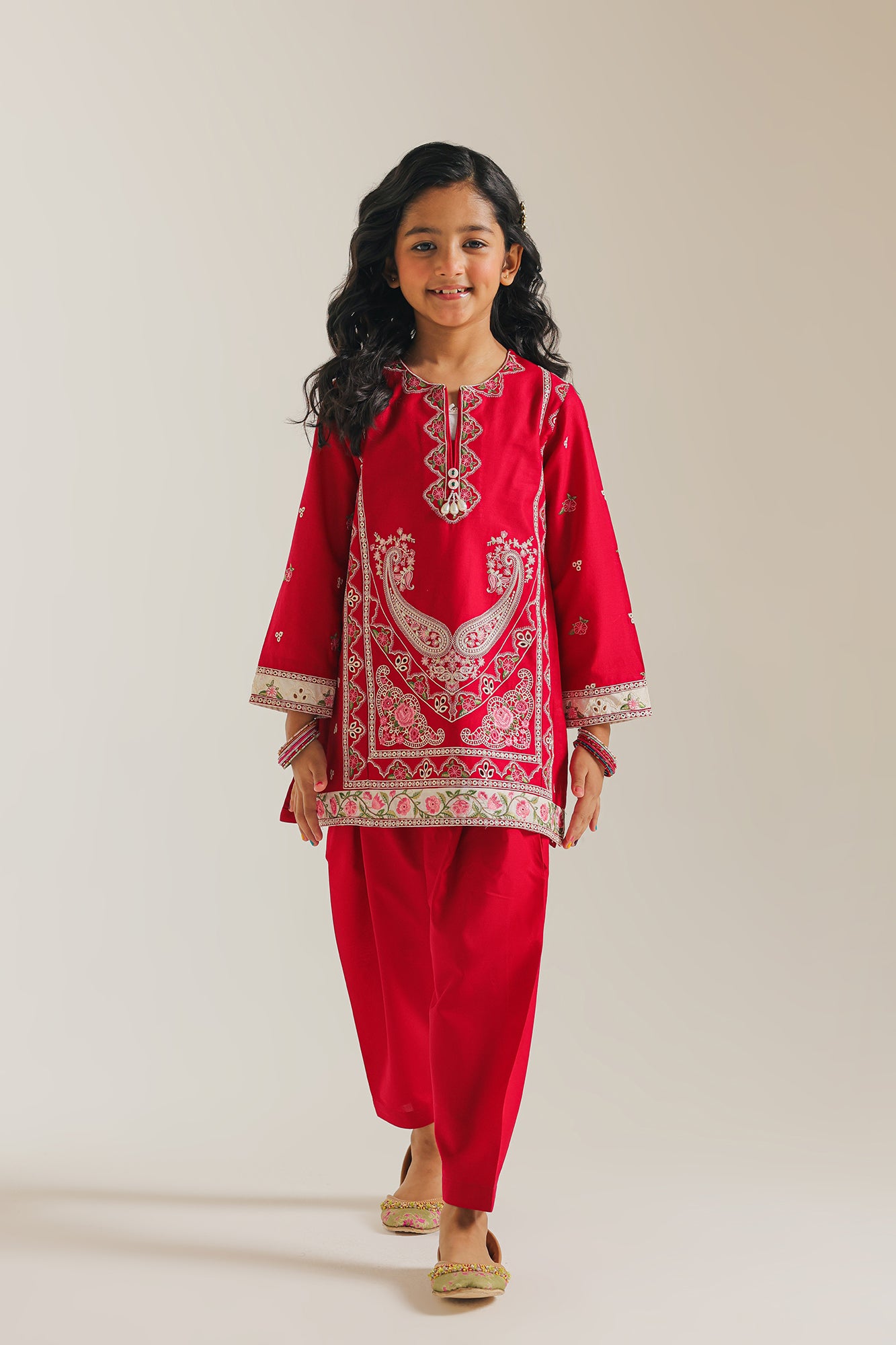 EMBROIDERED SUIT (E1208/402/306 E1208/302/306)