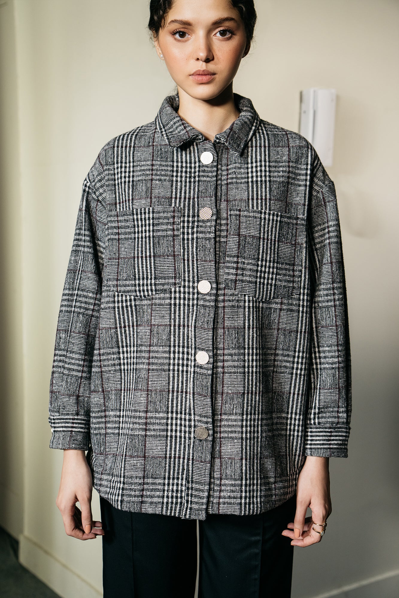 CHECKERED OVERSHIRT (E1237/108/906)