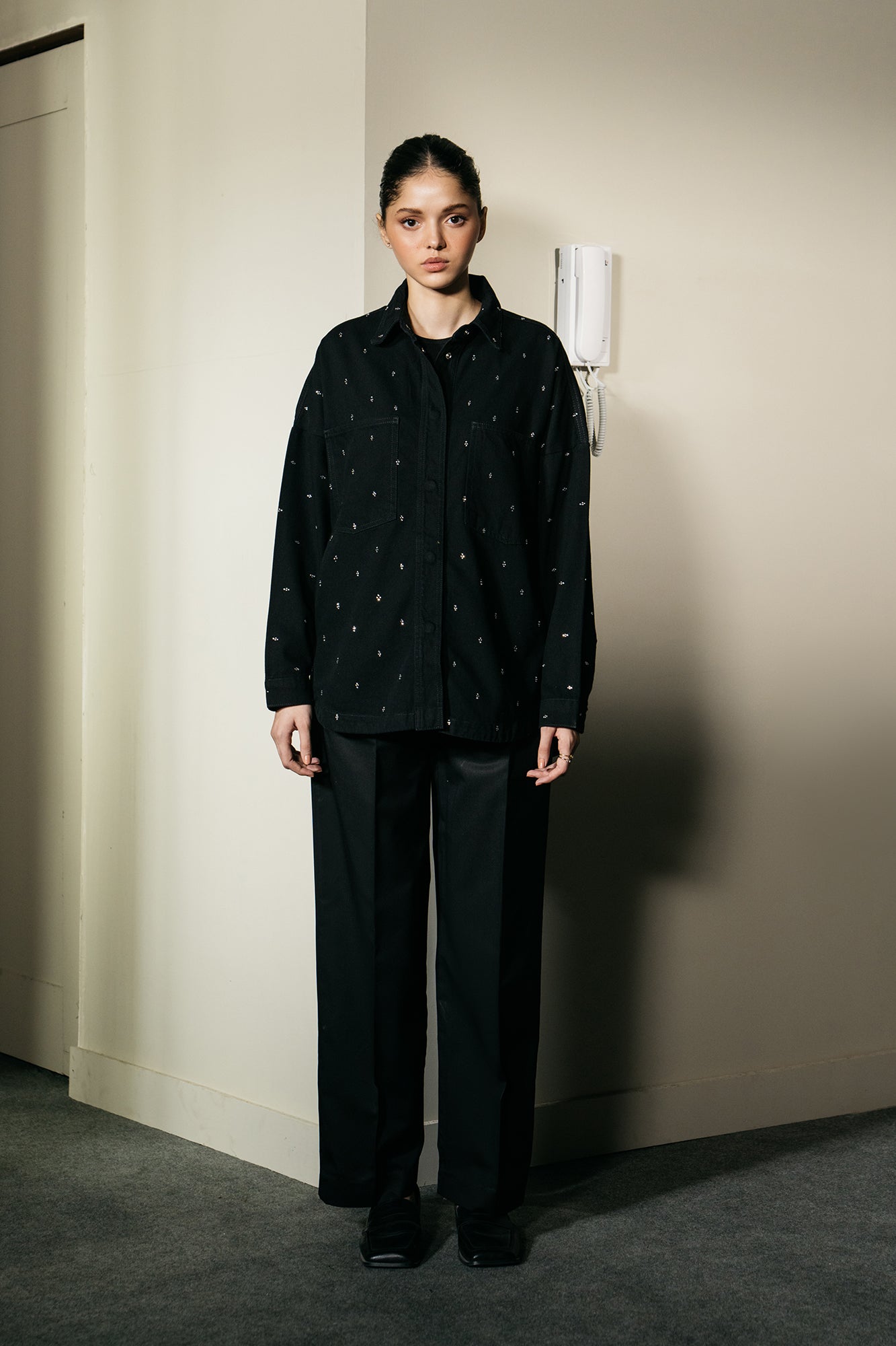 EMBELLISHED OVERSHIRT (E1238/108/901)