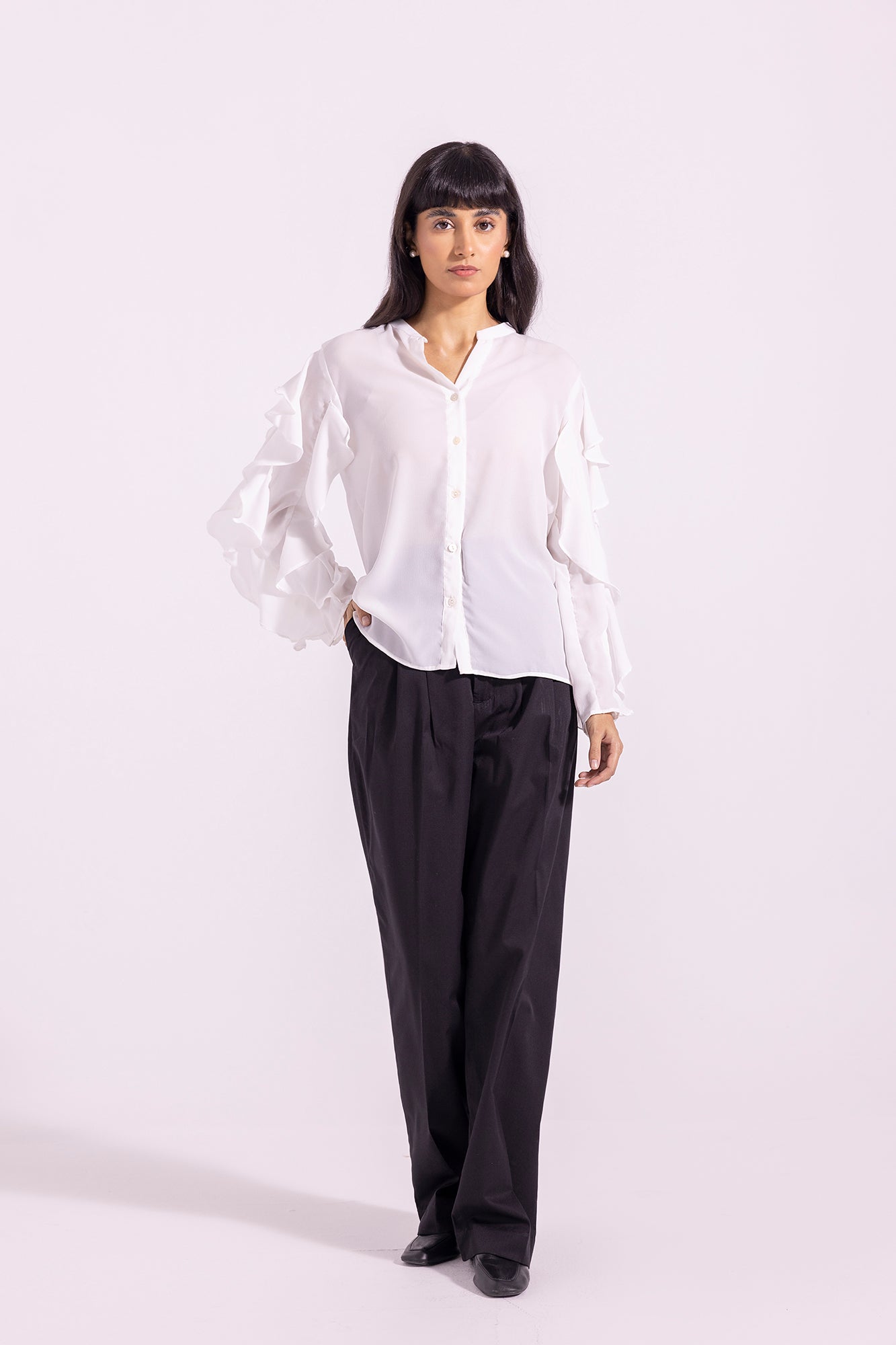 SOLID BUTTON DOWN SHIRT (E1247/108/002)