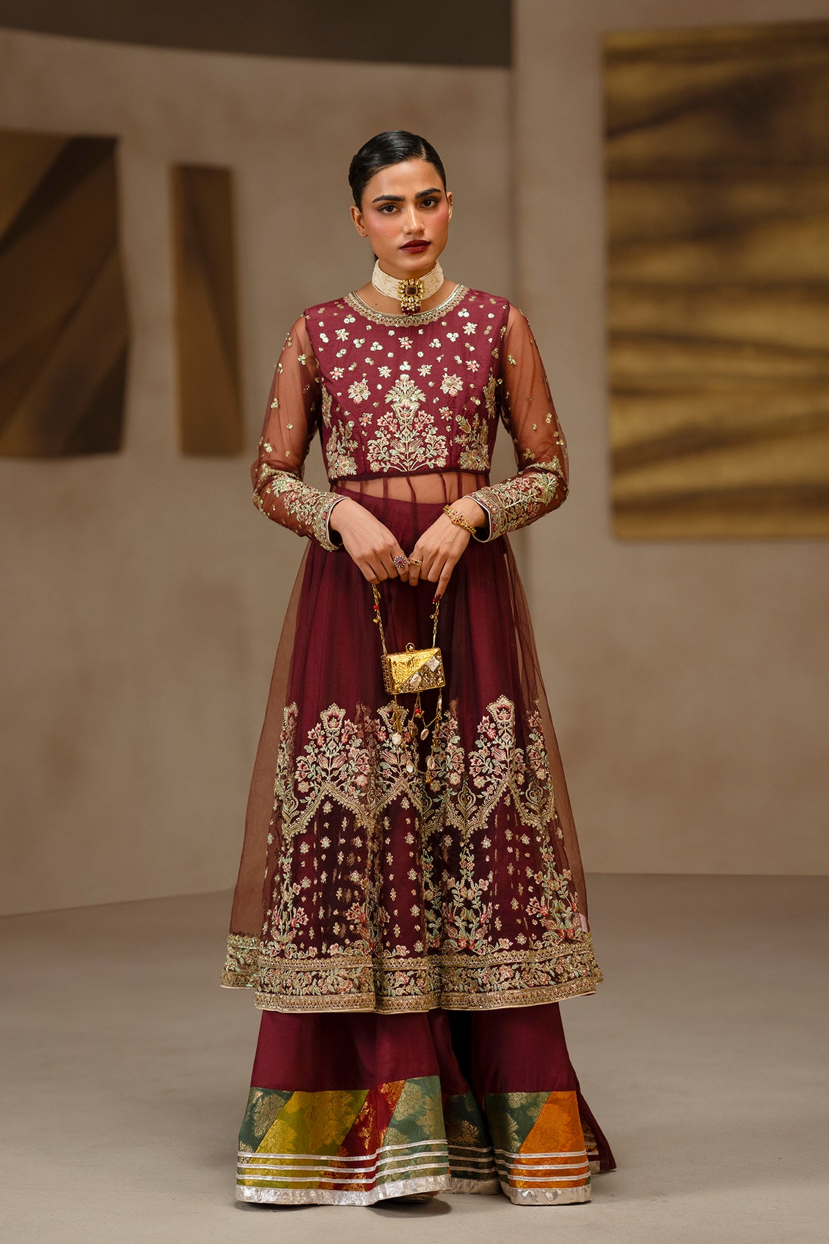 EMBROIDERED SUIT (E1254-104-305)