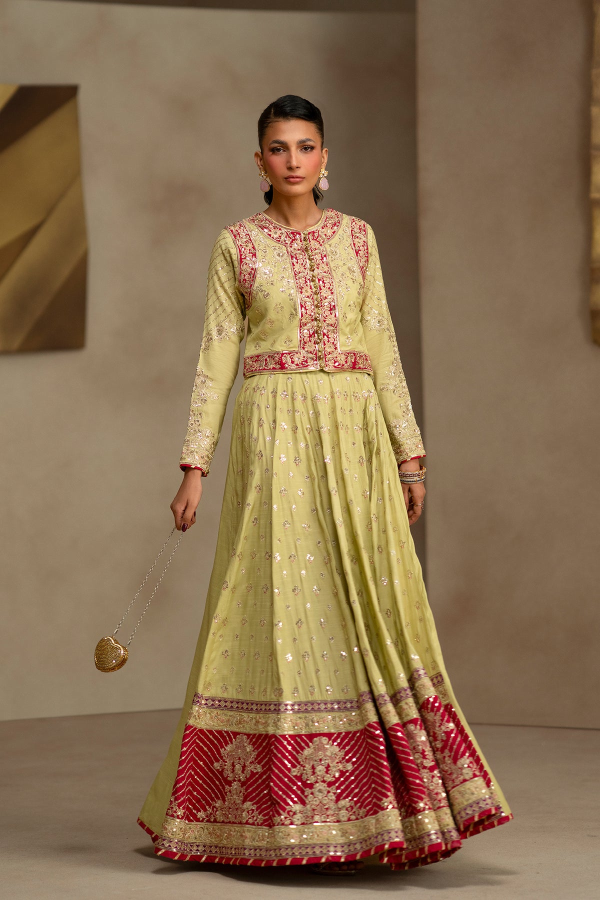 EMBROIDERED SUIT (E1255-104-130)