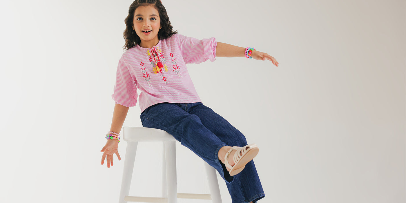 EMBROIDERED TOP (E1475/401/408)